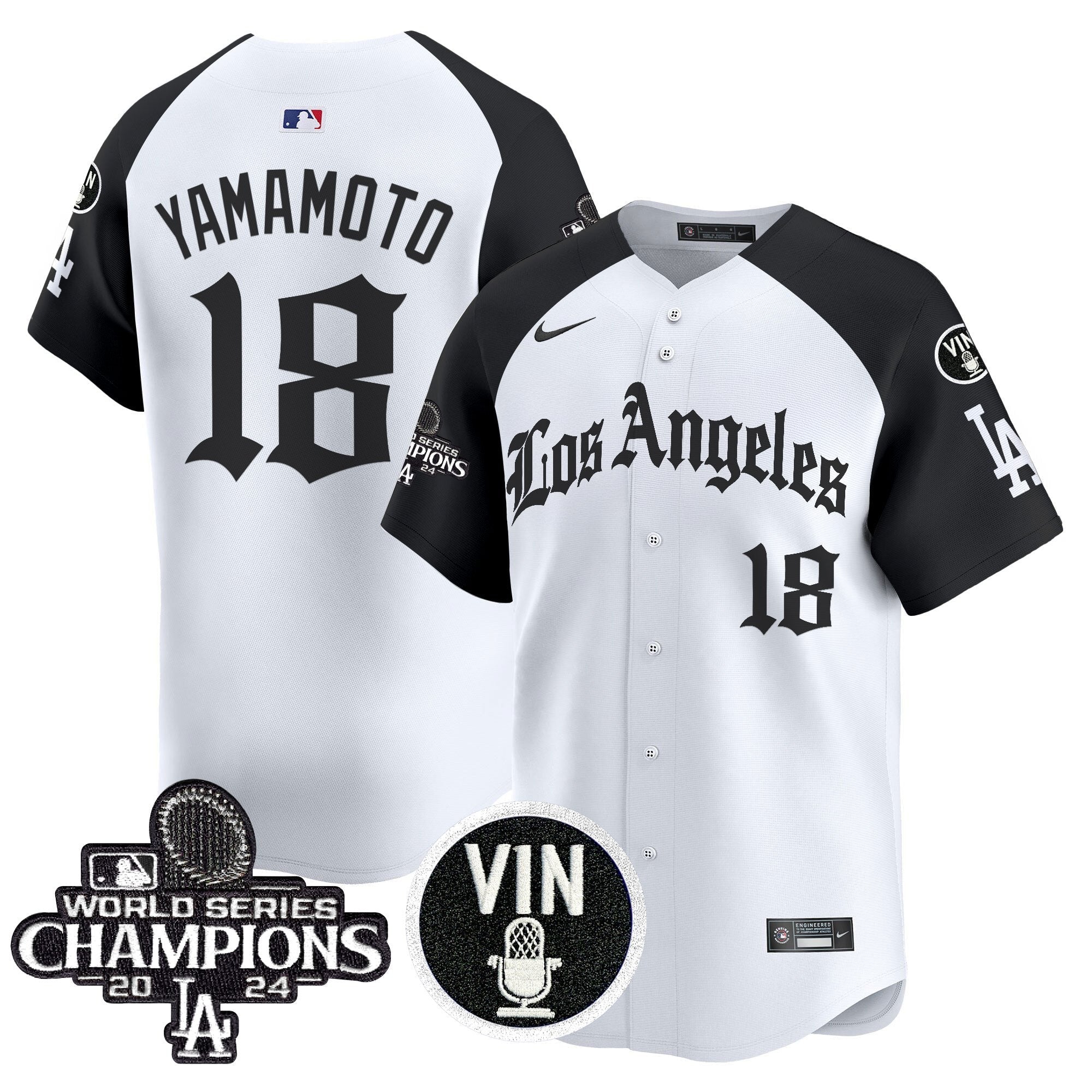 Dodgers 2025 LA Gothic Style Vapor Premier Limited Jersey - Stitched