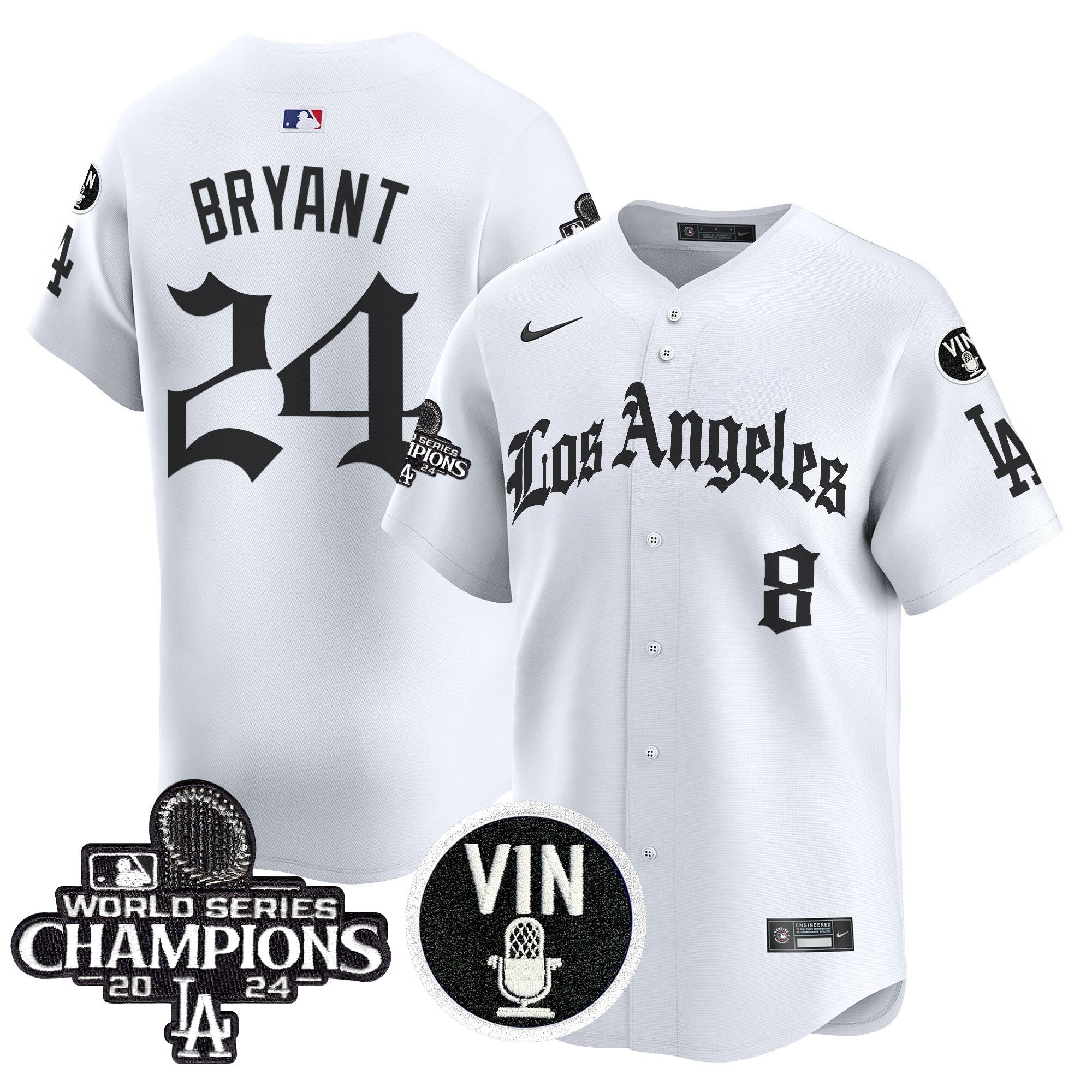 Dodgers 2025 LA Gothic Style Vapor Premier Limited Jersey - Stitched