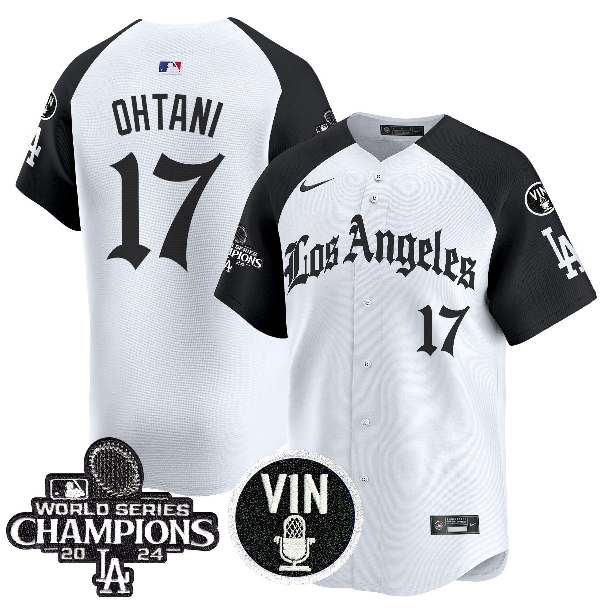 Dodgers 2025 LA Gothic Style Vapor Premier Limited Jersey - Stitched