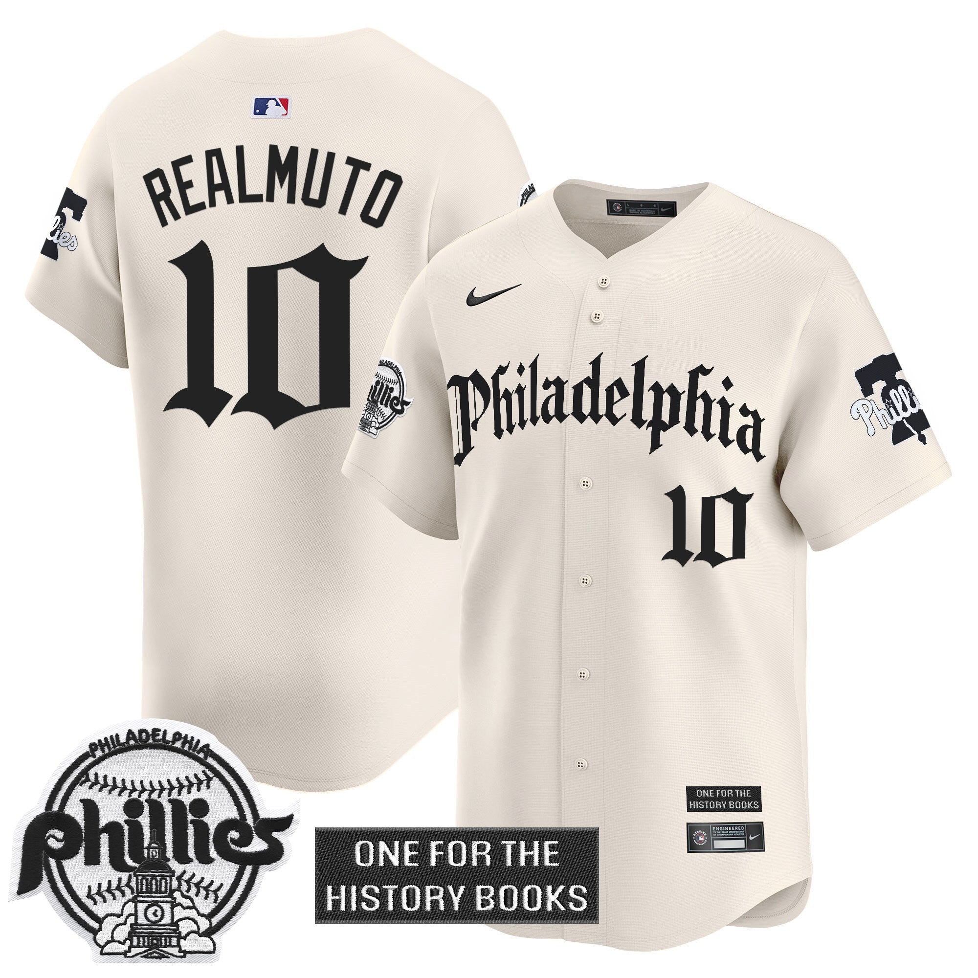 Phillies 'Retro Newspaper Edition' Vapor Premier Limited Jersey - Stitched