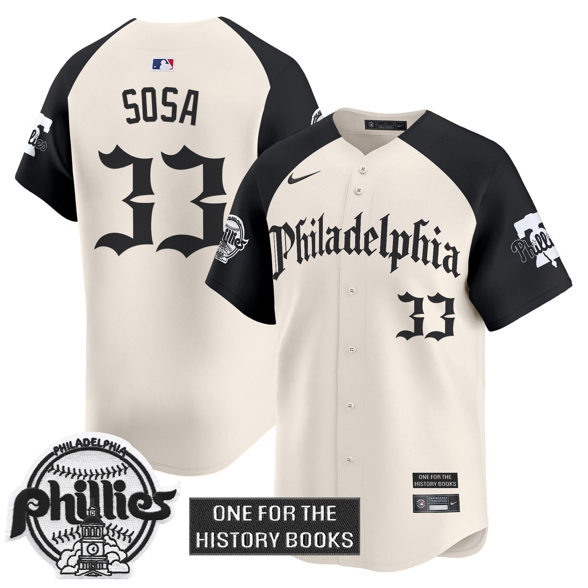 Phillies 'Retro Newspaper Edition' Vapor Premier Limited Jersey - Stitched
