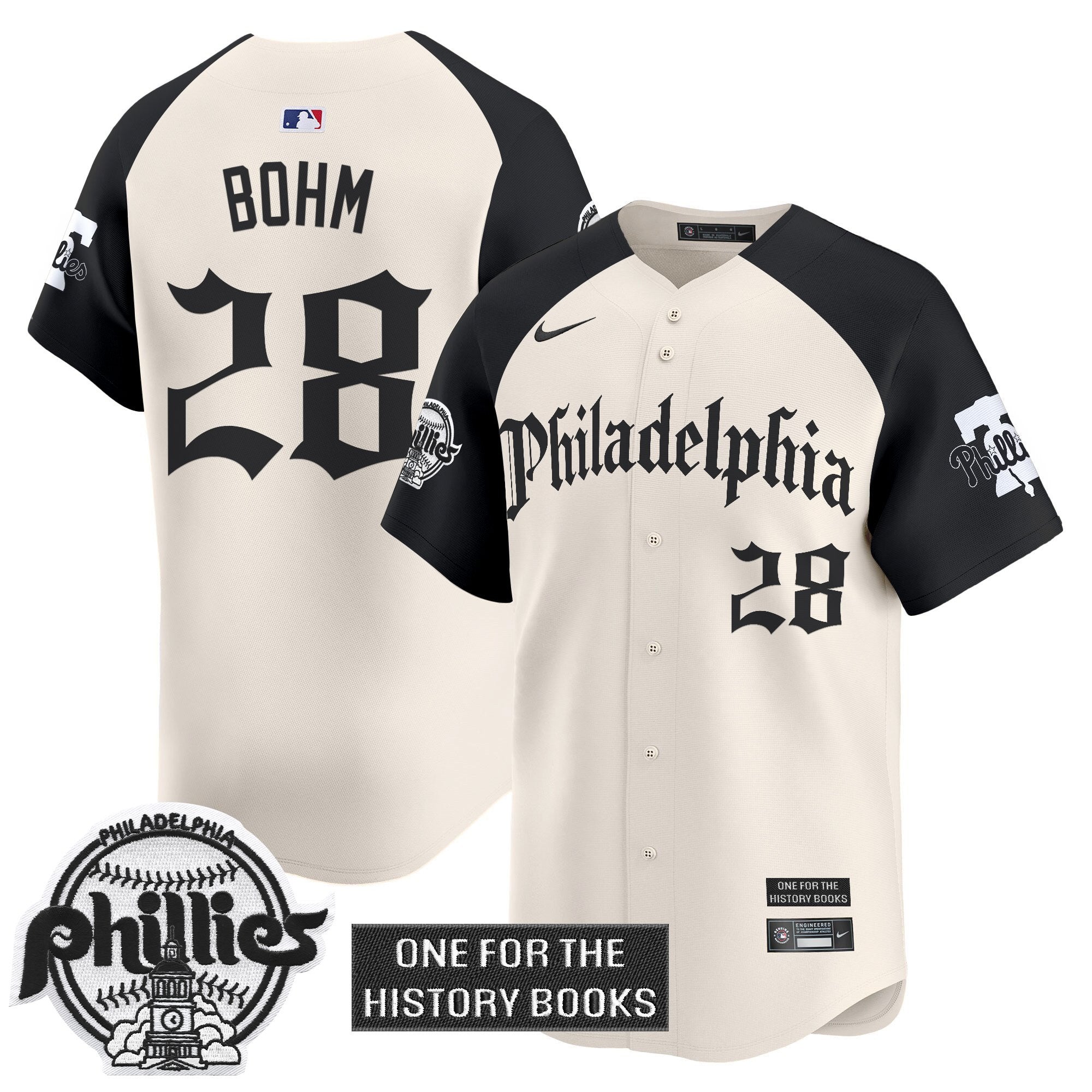 Phillies 'Retro Newspaper Edition' Vapor Premier Limited Jersey - Stitched