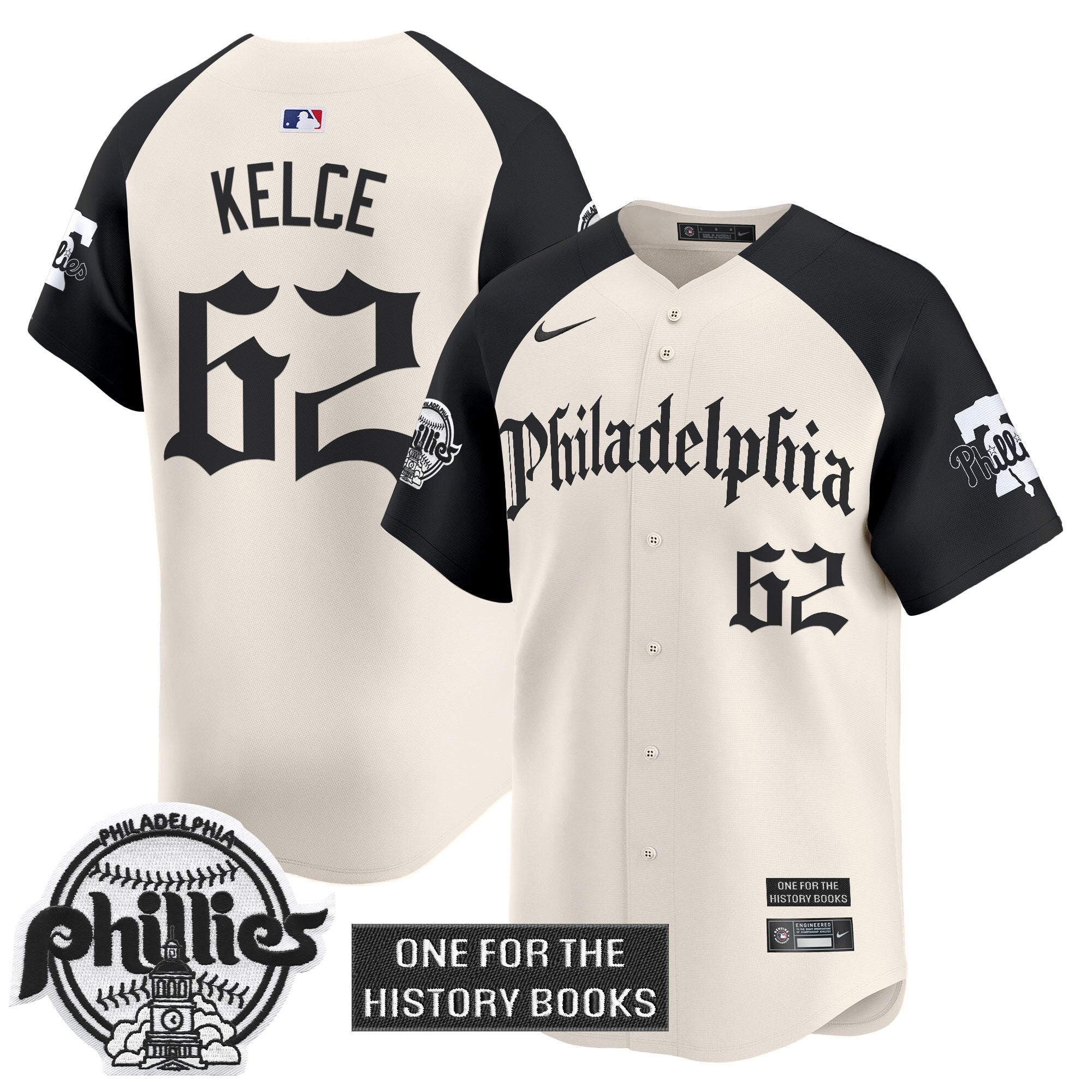 Phillies 'Retro Newspaper Edition' Vapor Premier Limited Jersey - Stitched