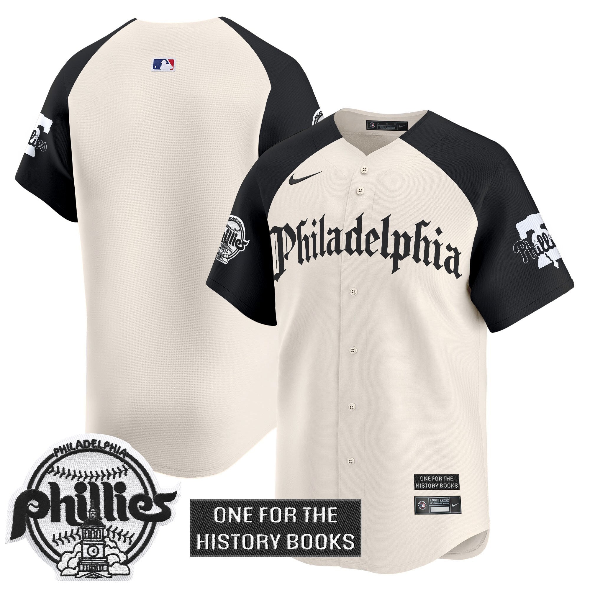 Phillies 'Retro Newspaper Edition' Vapor Premier Limited Jersey - Stitched