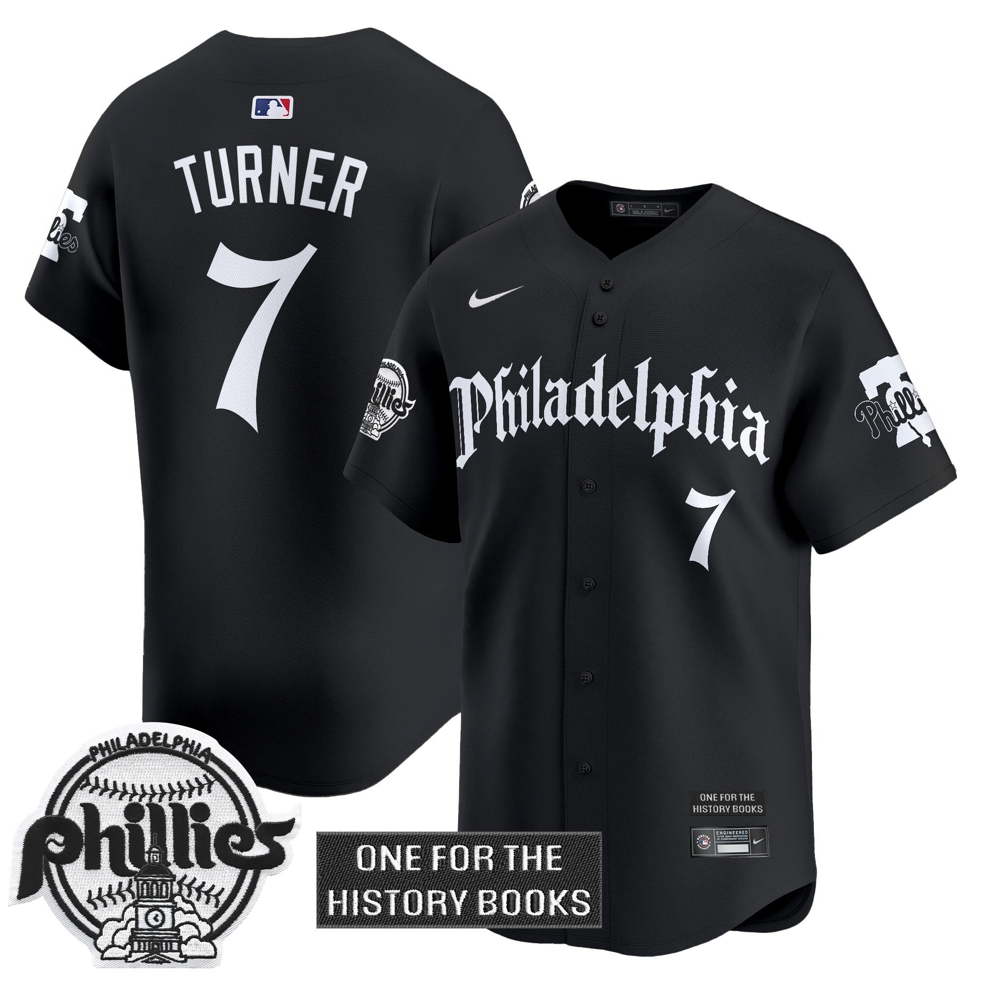 Phillies 'Retro Newspaper Edition' Vapor Premier Limited Jersey - Stitched