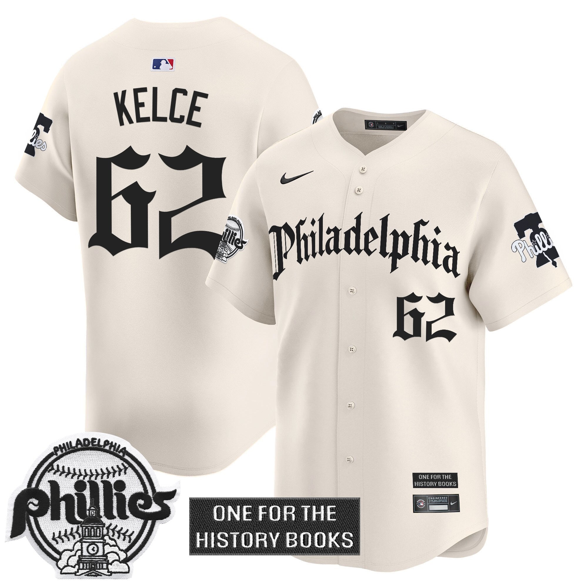 Phillies 'Retro Newspaper Edition' Vapor Premier Limited Jersey - Stitched