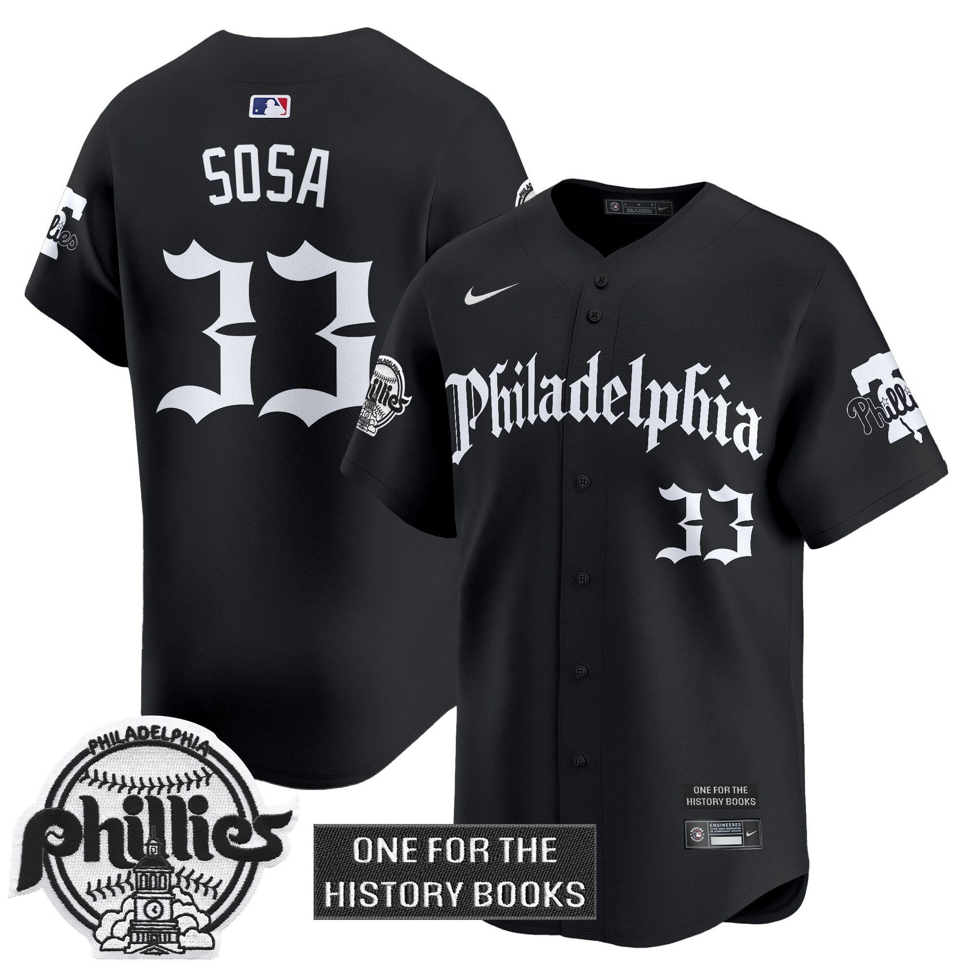 Phillies 'Retro Newspaper Edition' Vapor Premier Limited Jersey - Stitched