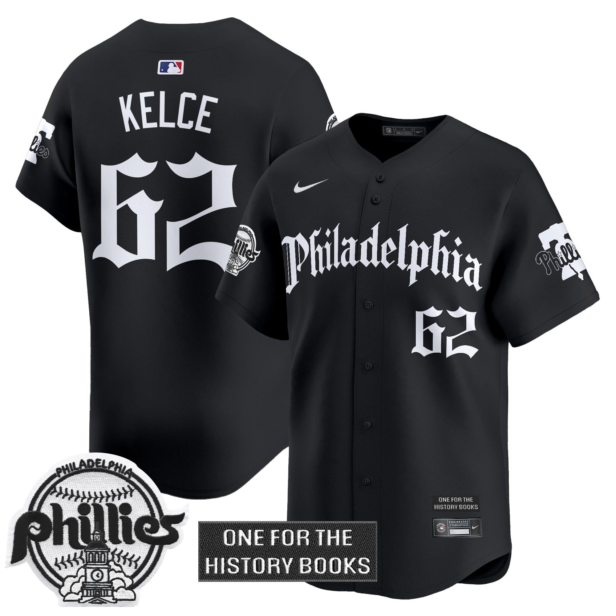 Phillies 'Retro Newspaper Edition' Vapor Premier Limited Jersey - Stitched