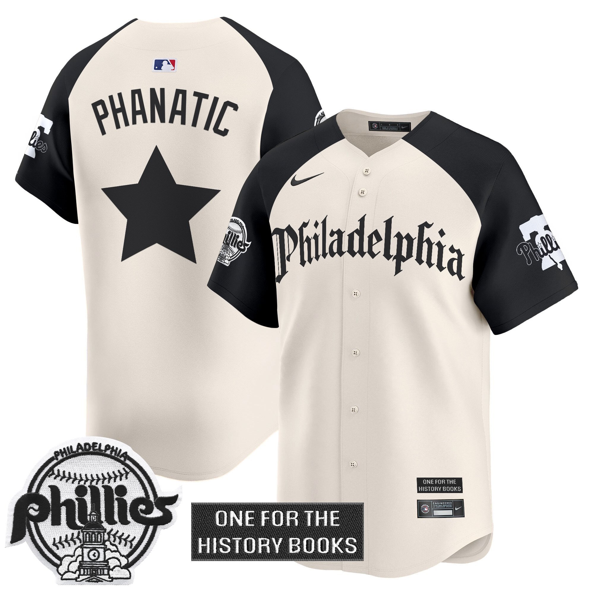 Phillies 'Retro Newspaper Edition' Vapor Premier Limited Jersey - Stitched