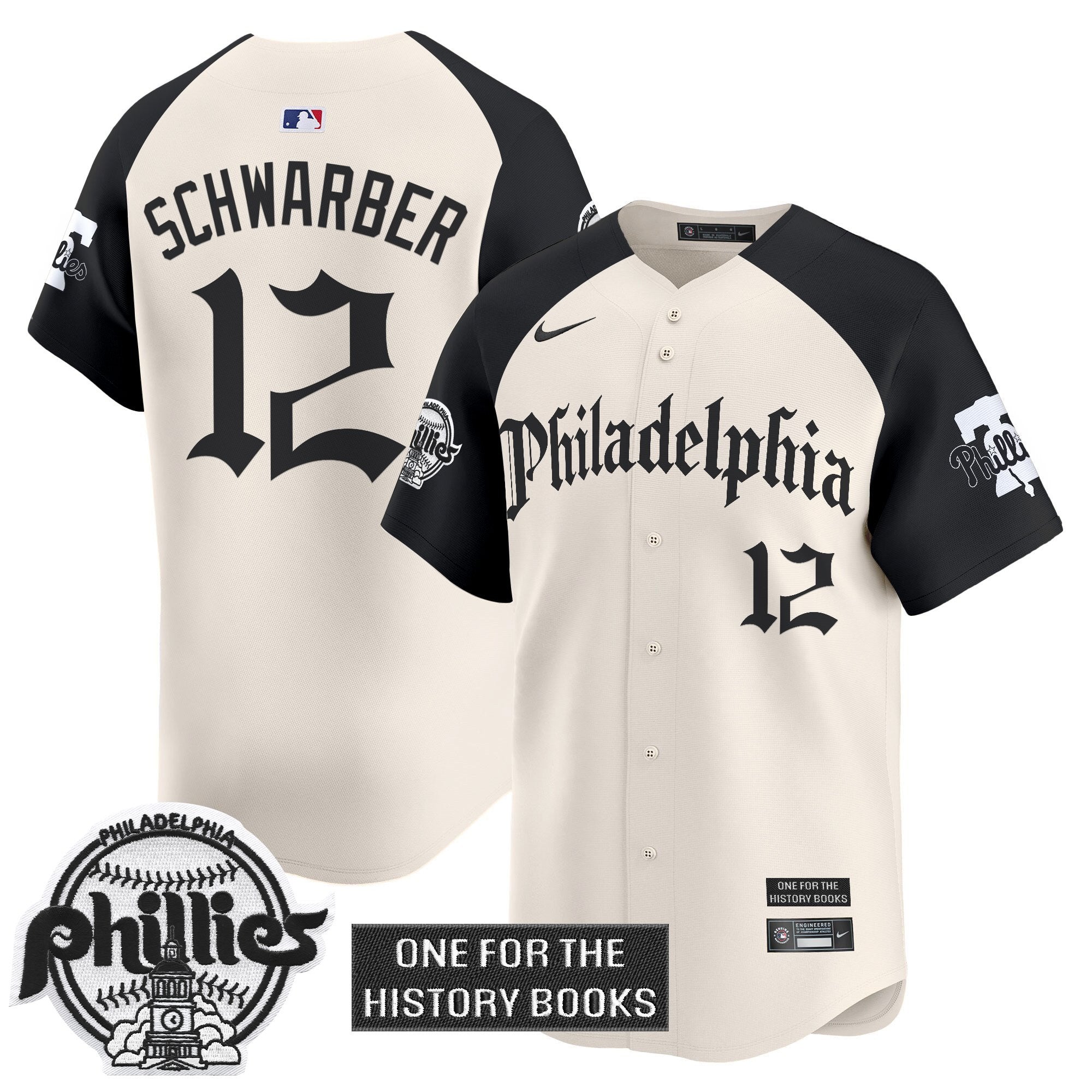 Phillies 'Retro Newspaper Edition' Vapor Premier Limited Jersey - Stitched
