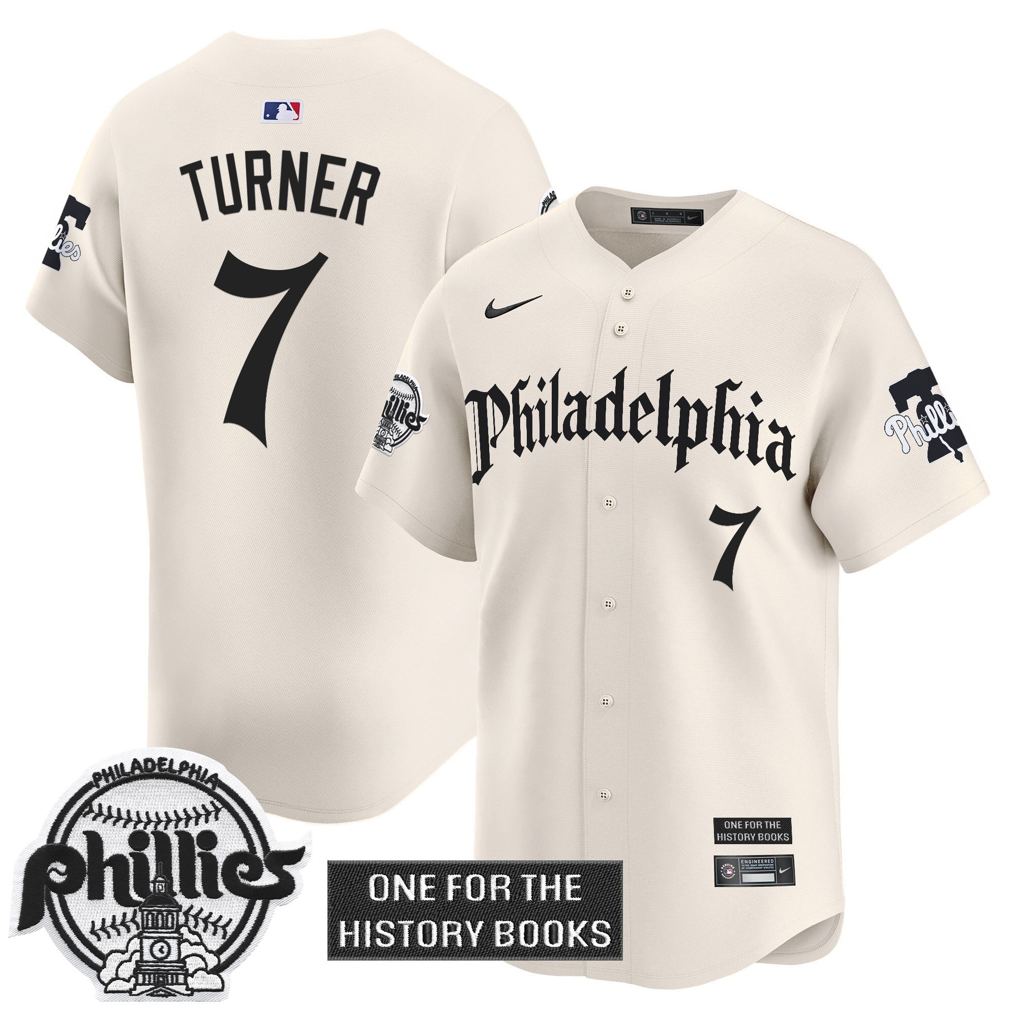 Phillies 'Retro Newspaper Edition' Vapor Premier Limited Jersey - Stitched