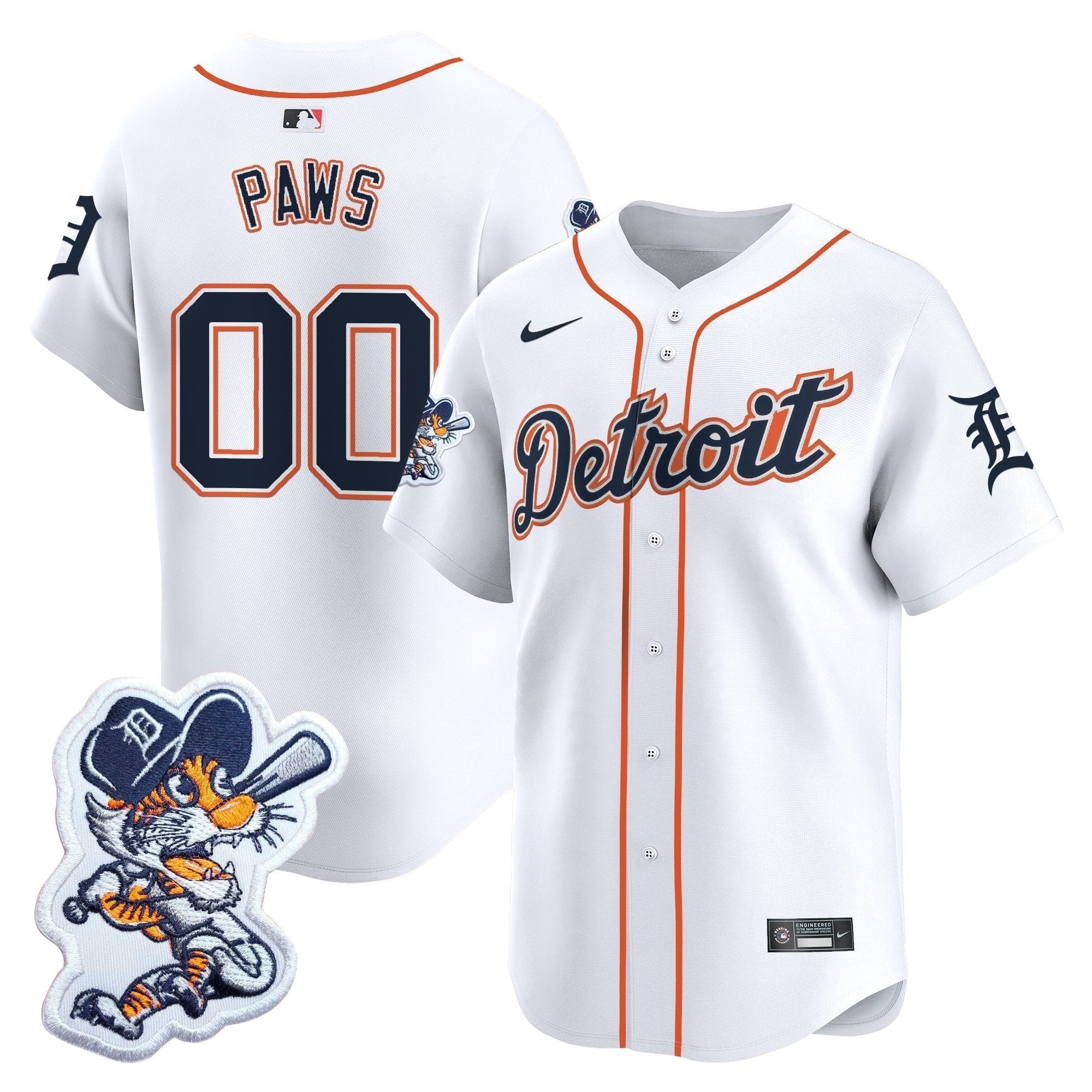 DET Paws Patch Vapor Premier Limited Jersey - Stitched