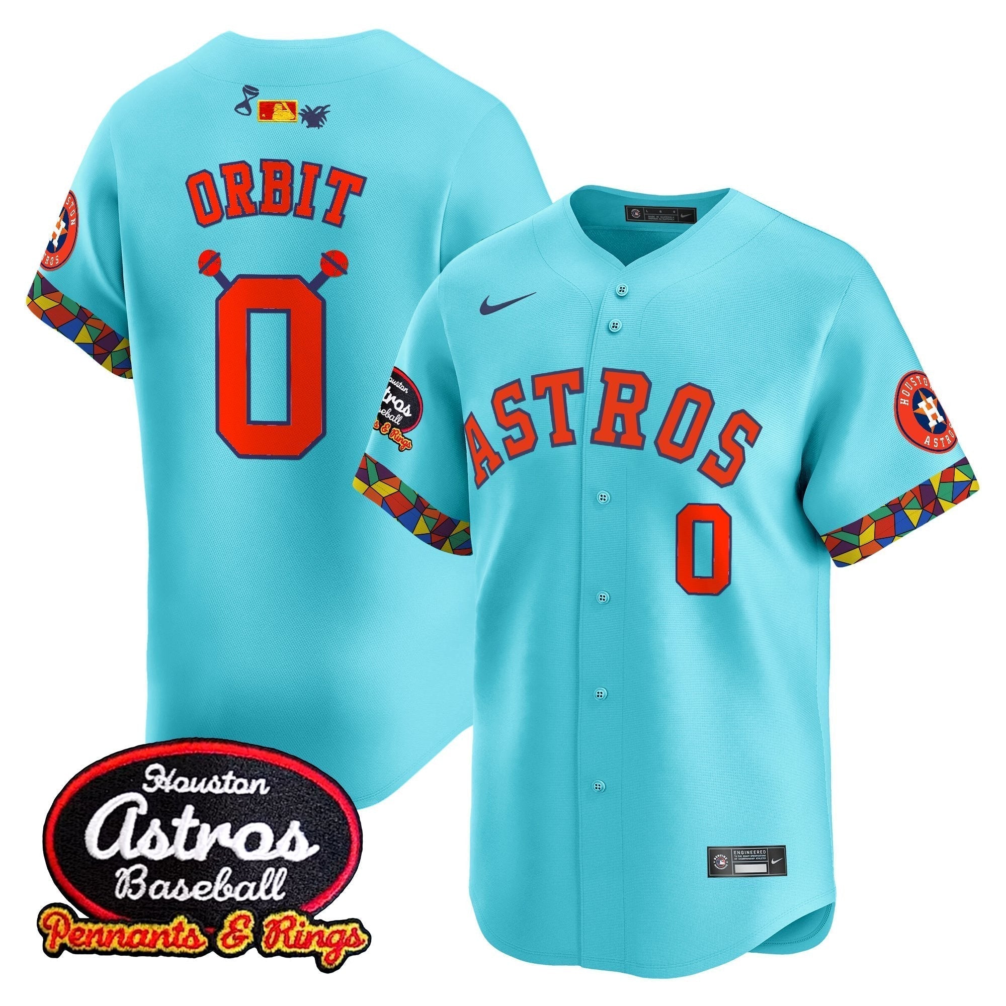 HOU x El Tiempo Cantina Vapor Premier Limited Jersey - Stitched