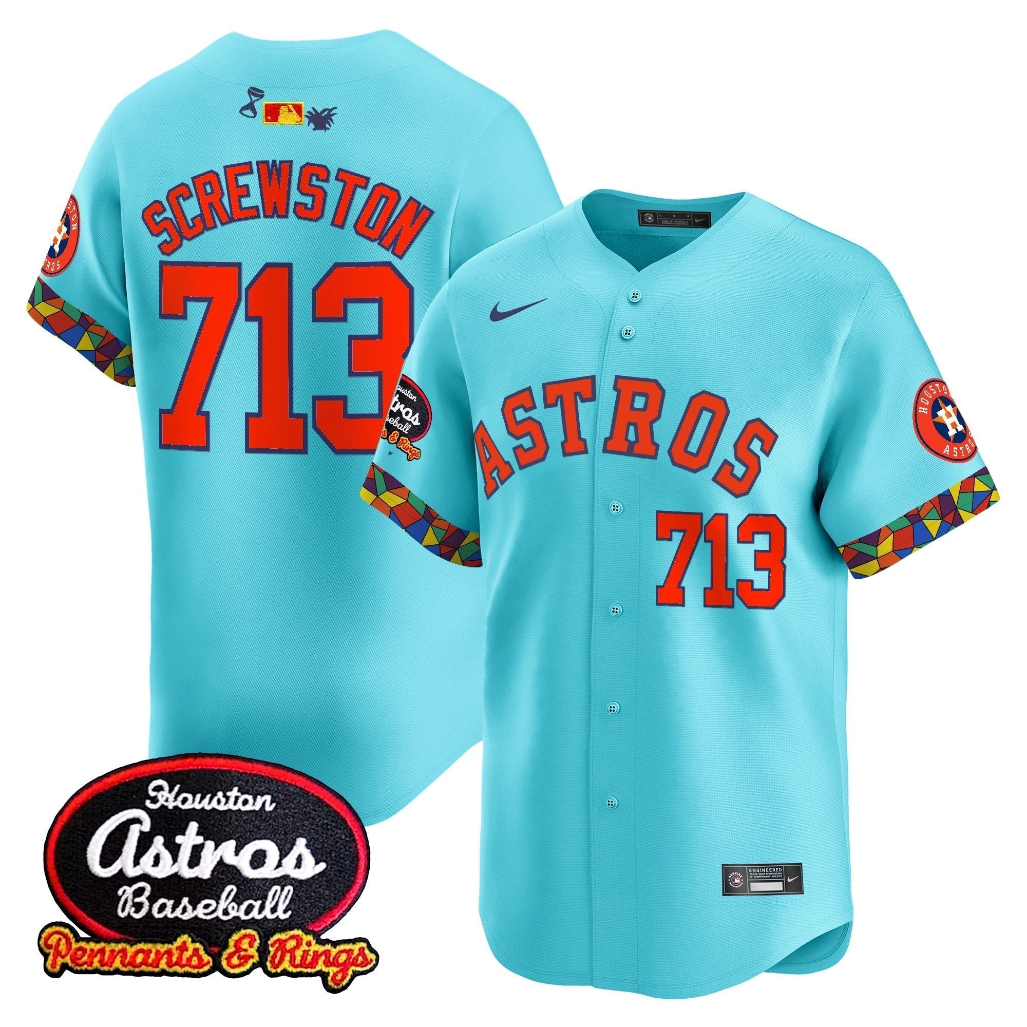 HOU x El Tiempo Cantina Vapor Premier Limited Jersey - Stitched