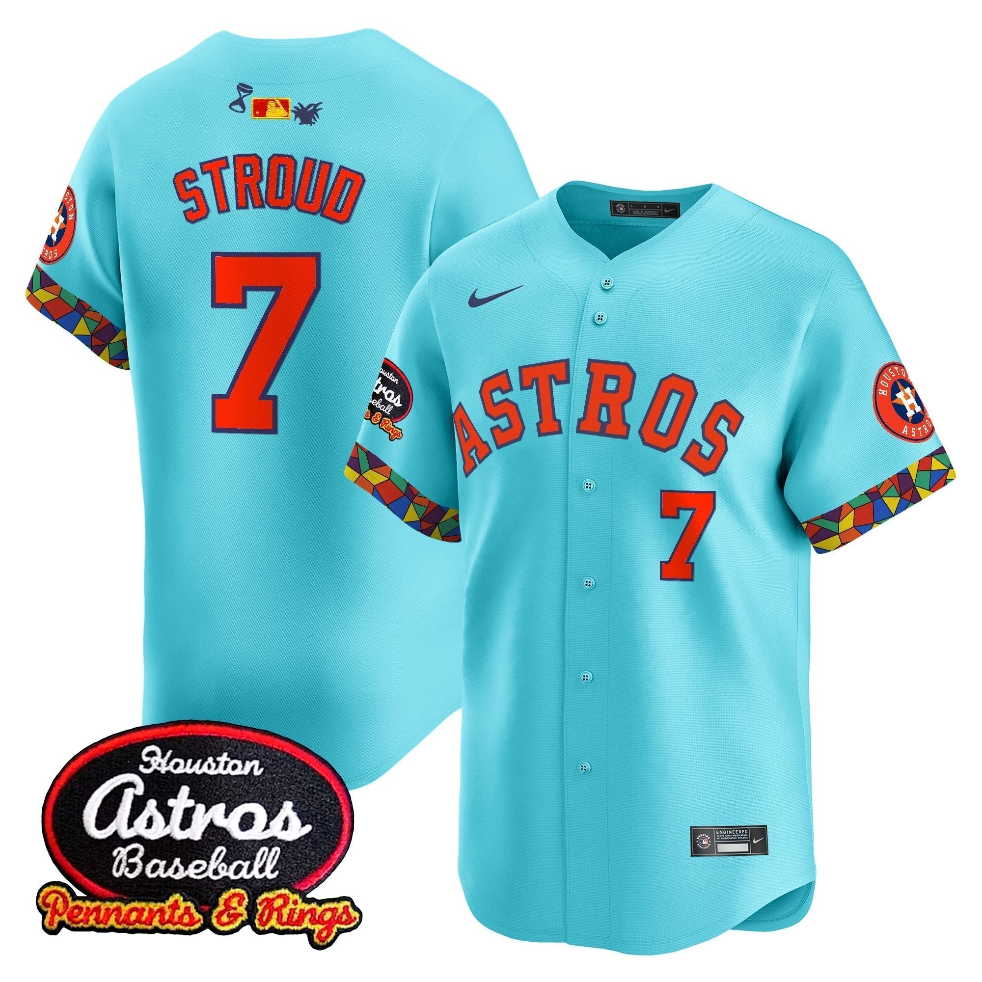 HOU x El Tiempo Cantina Vapor Premier Limited Jersey - Stitched