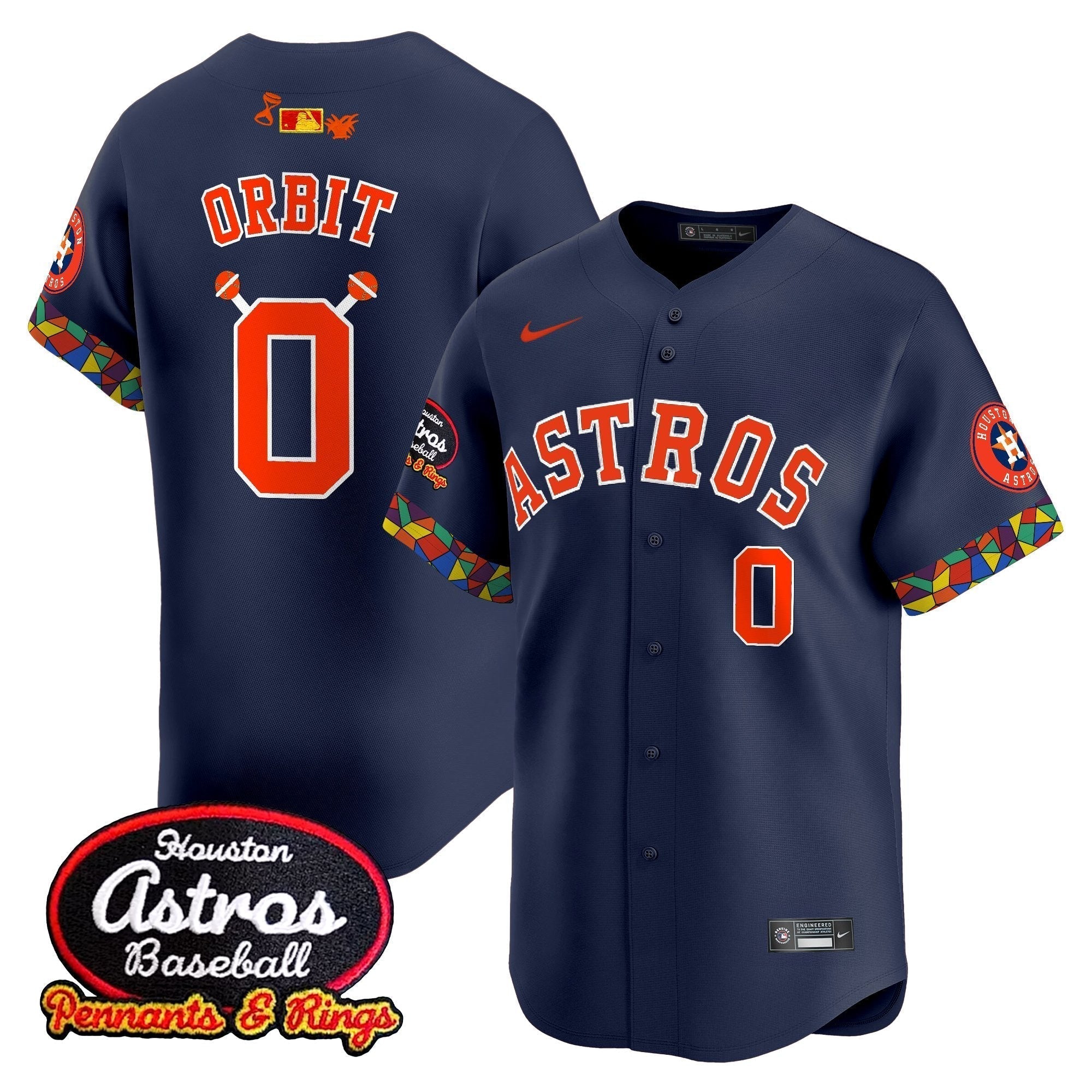 HOU x El Tiempo Cantina Vapor Premier Limited Jersey - Stitched