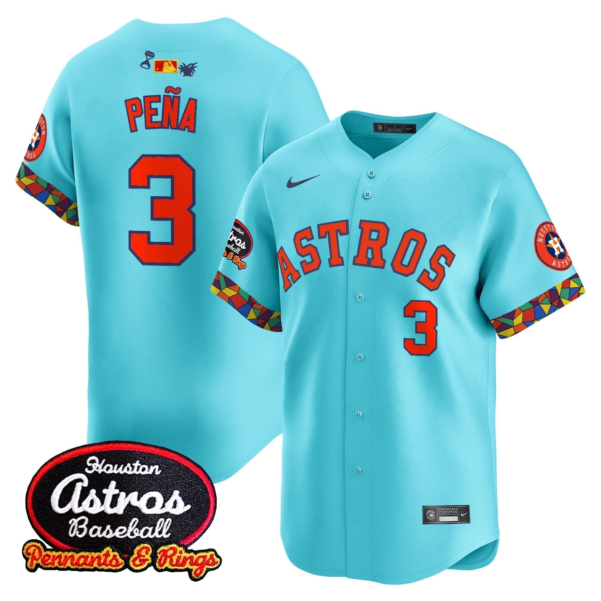 HOU x El Tiempo Cantina Vapor Premier Limited Jersey - Stitched