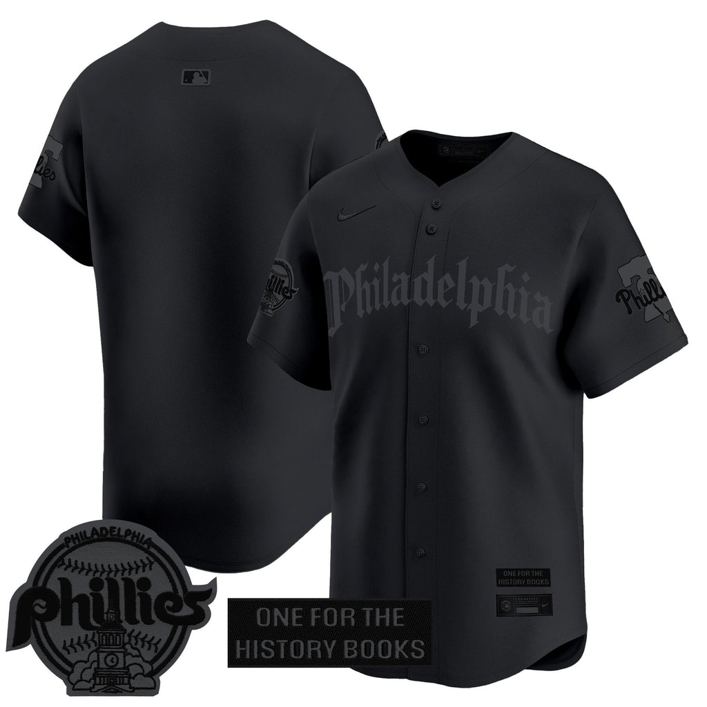Phillies 'Retro Newspaper Edition' Vapor Premier Limited Jersey - Stitched