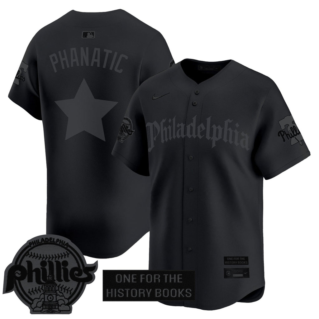 Phillies 'Retro Newspaper Edition' Vapor Premier Limited Jersey - Stitched