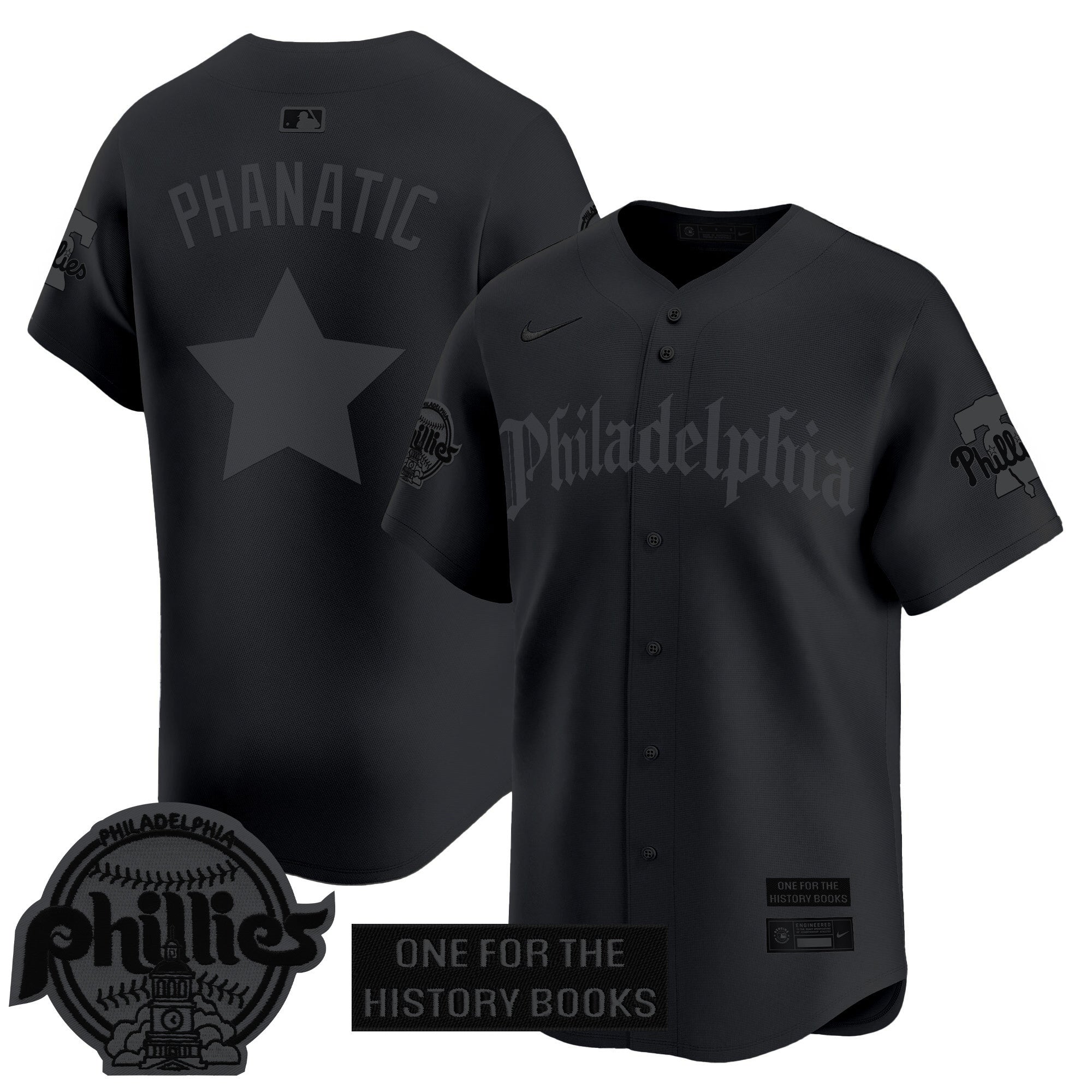 Phillies 'Retro Newspaper Edition' Vapor Premier Limited Jersey - Stitched
