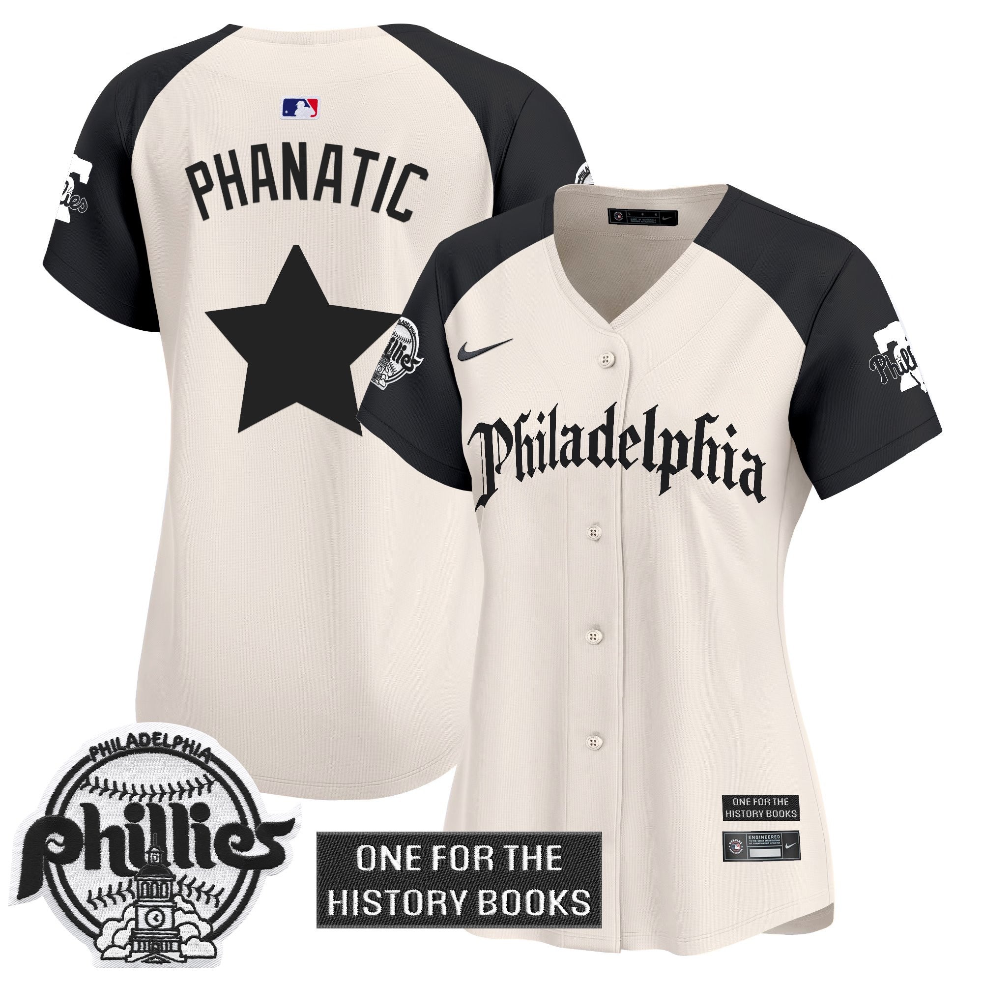 Women's Phillies 'Retro Newspaper Edition' Vapor Premier Limited Jersey - Stitched