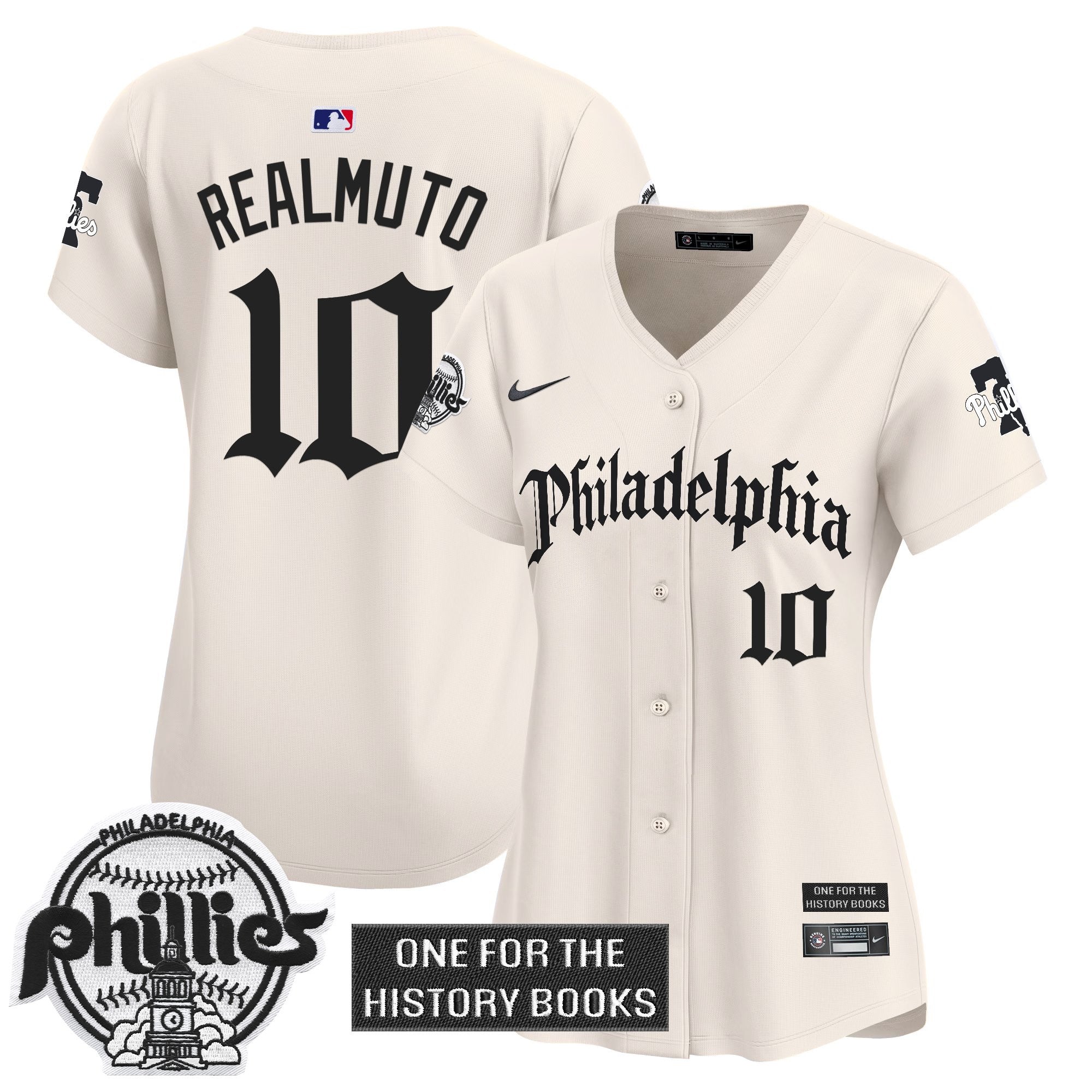 Women's Phillies 'Retro Newspaper Edition' Vapor Premier Limited Jersey - Stitched