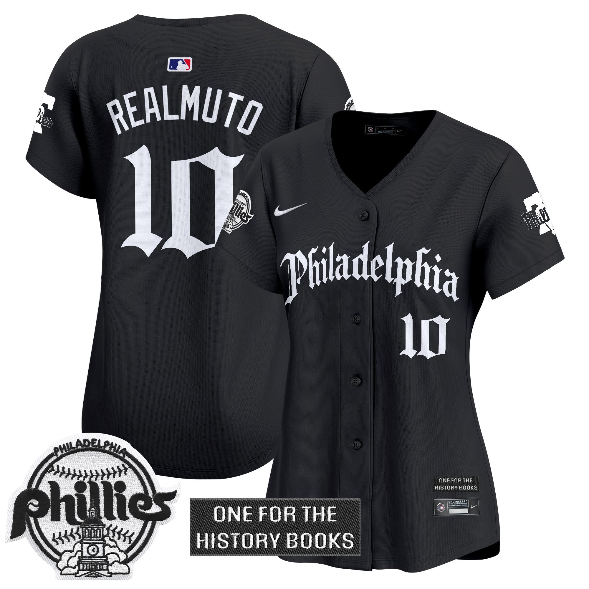 Women's Phillies 'Retro Newspaper Edition' Vapor Premier Limited Jersey - Stitched