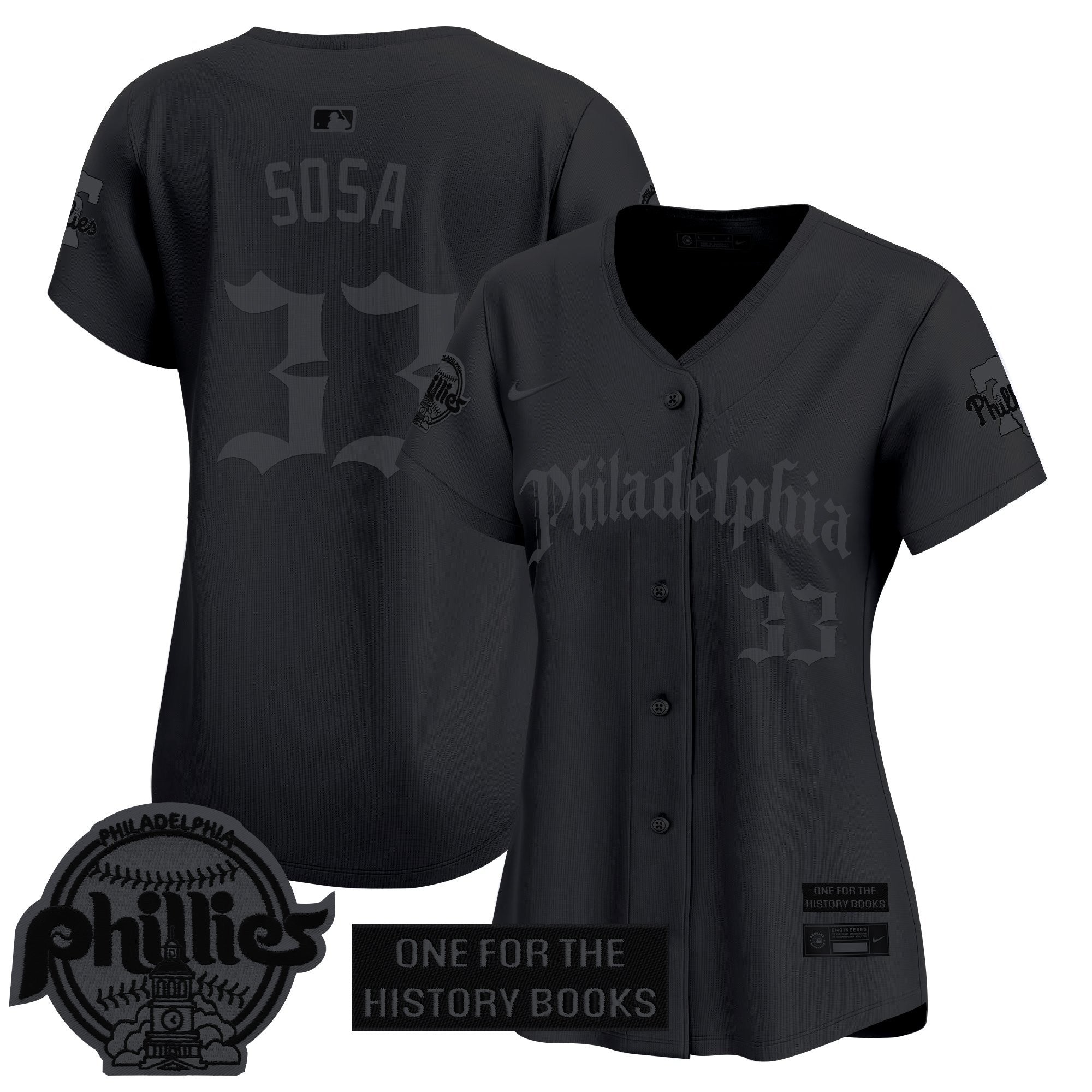 Women's Phillies 'Retro Newspaper Edition' Vapor Premier Limited Jersey - Stitched
