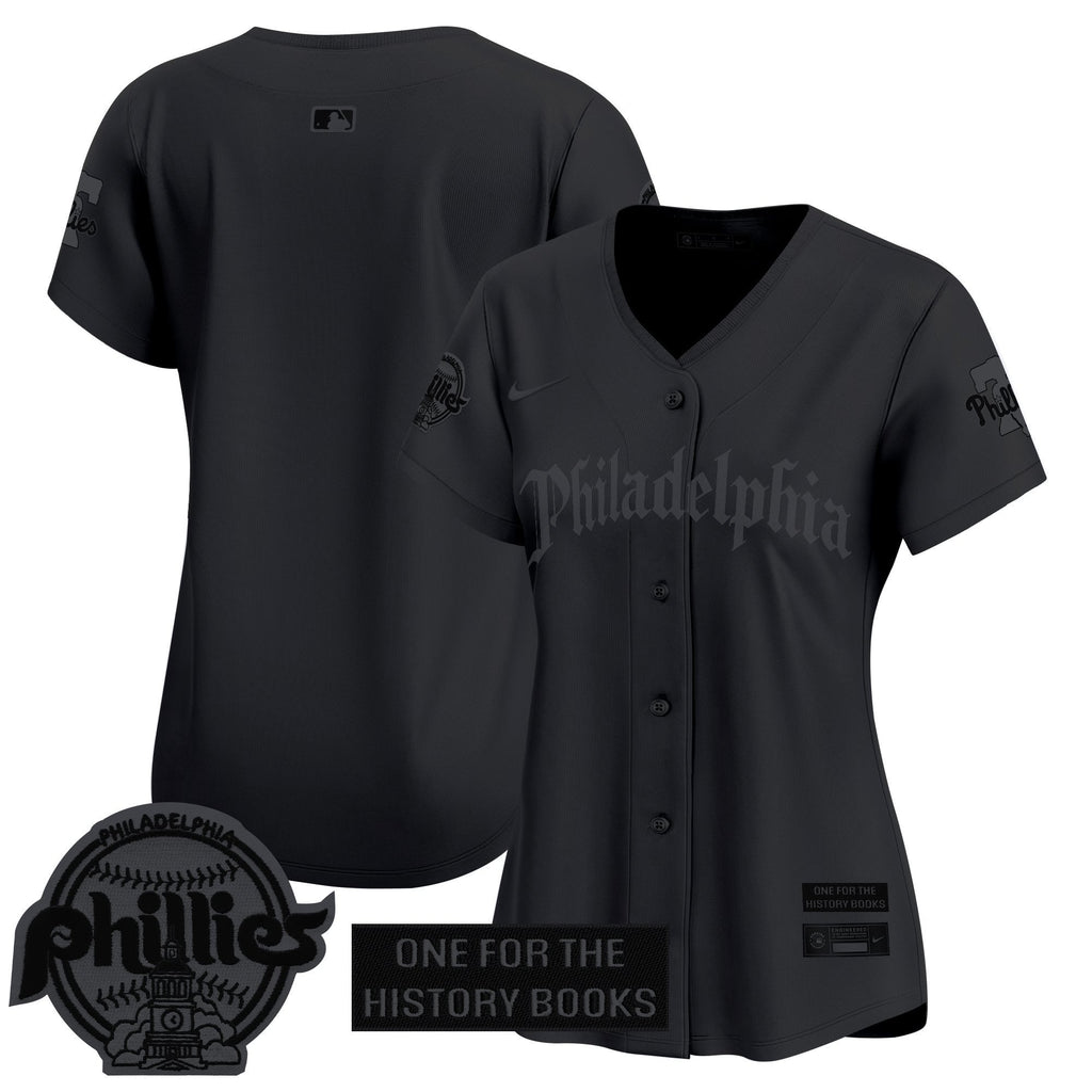 Women's Phillies 'Retro Newspaper Edition' Vapor Premier Limited Jersey - Stitched