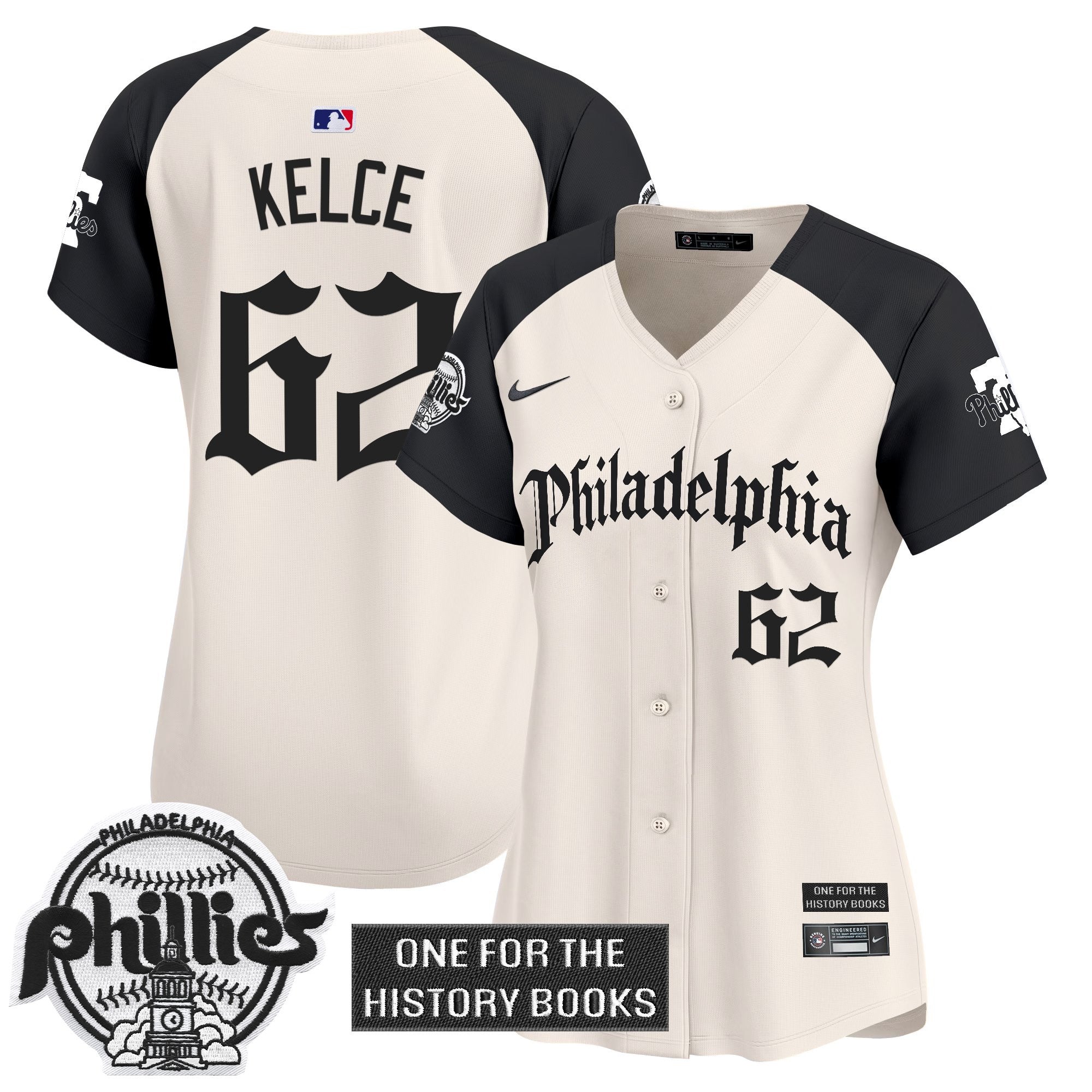 Women's Phillies 'Retro Newspaper Edition' Vapor Premier Limited Jersey - Stitched