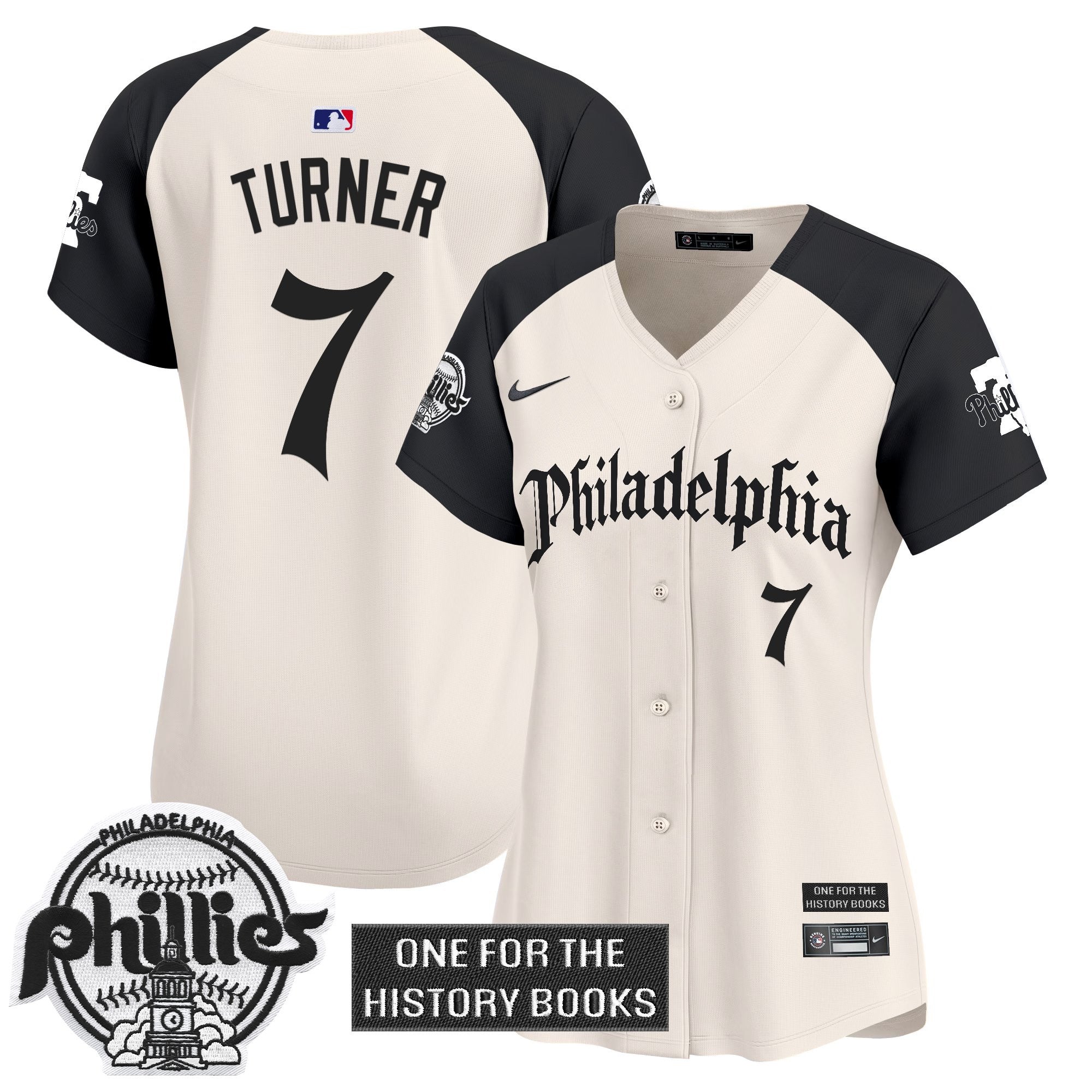 Women's Phillies 'Retro Newspaper Edition' Vapor Premier Limited Jersey - Stitched