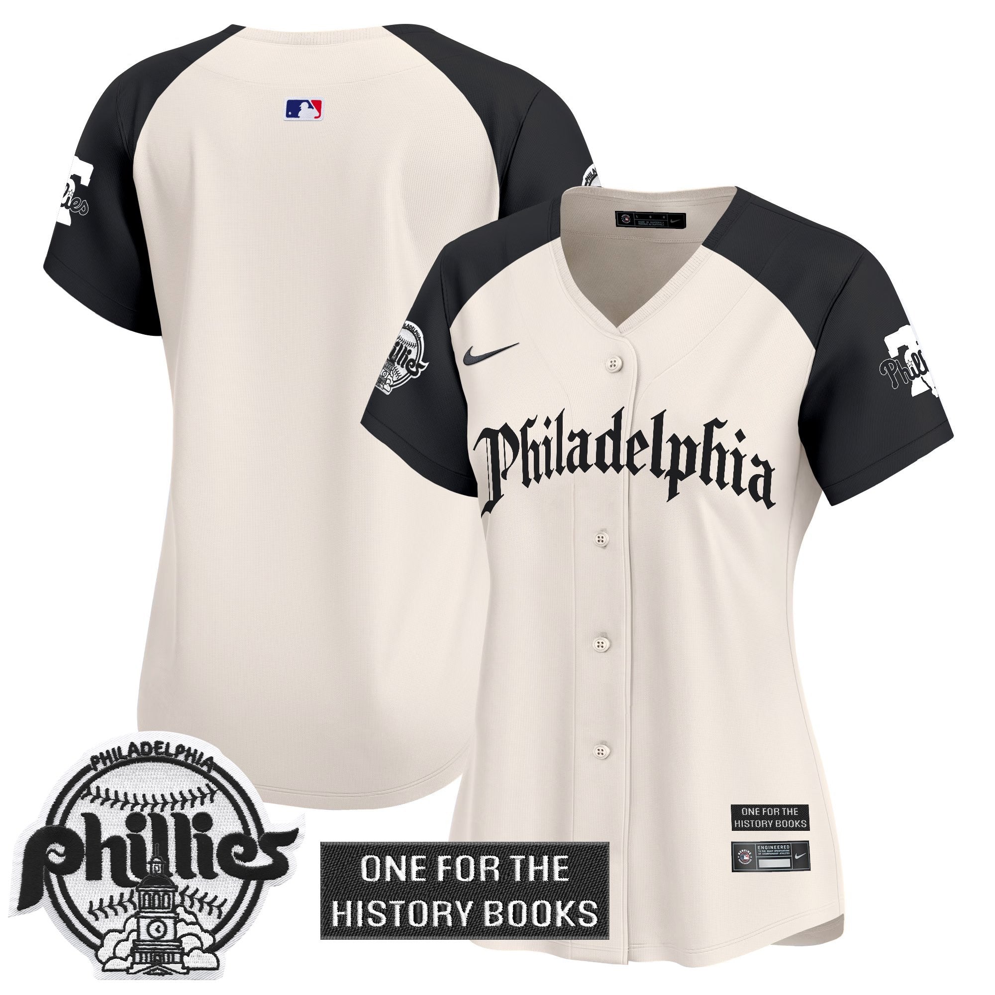 Women's Phillies 'Retro Newspaper Edition' Vapor Premier Limited Jersey - Stitched