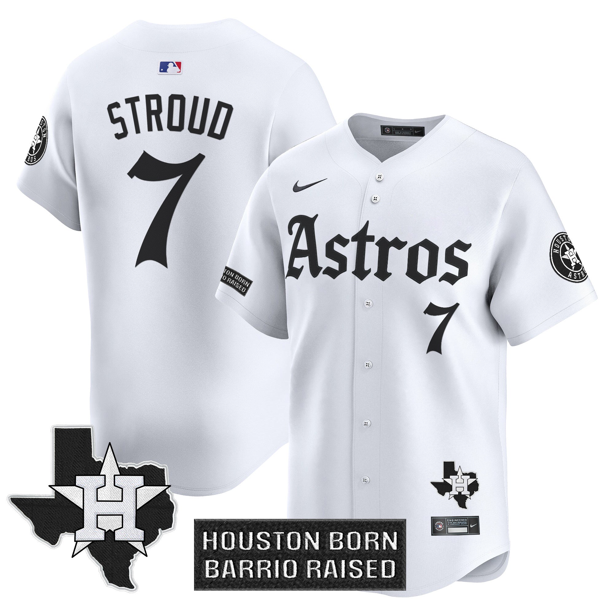 HOU 'Gothic Edition' Vapor Premier Limited Jersey - Stitched