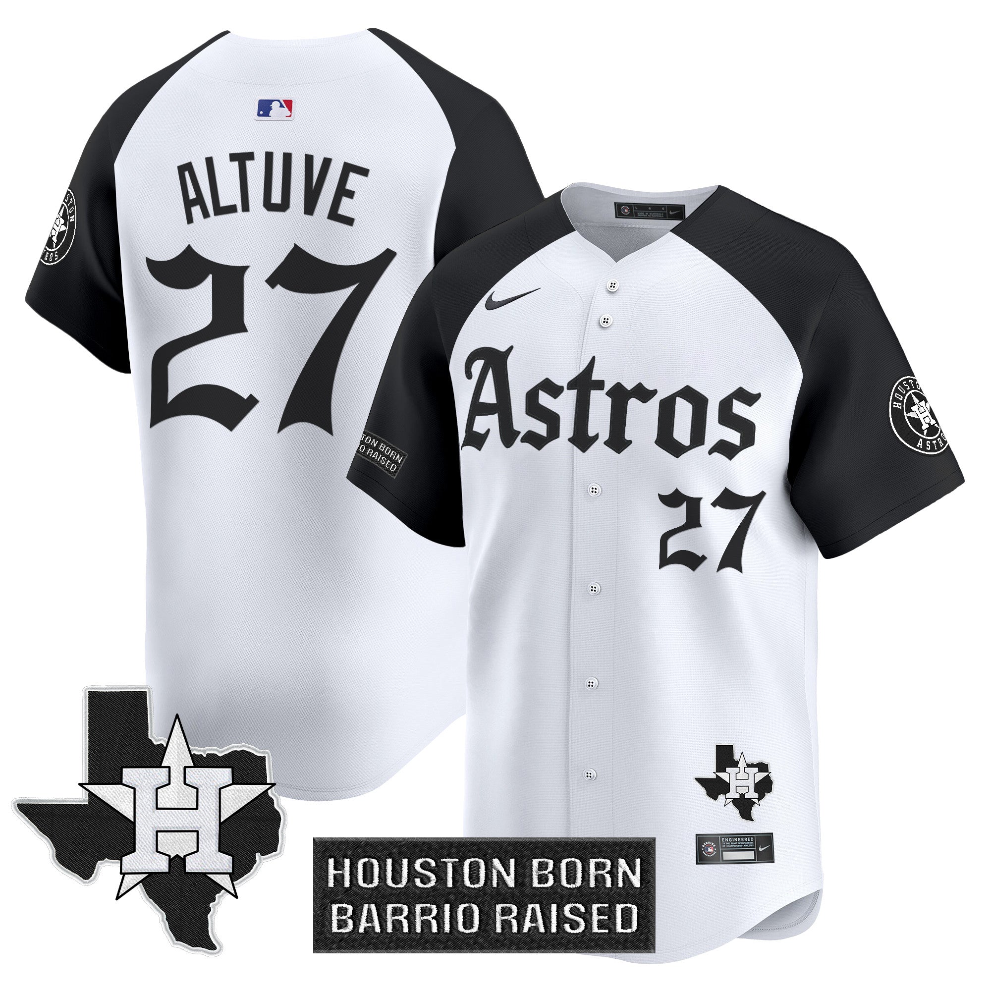 HOU 'Gothic Edition' Vapor Premier Limited Jersey - Stitched