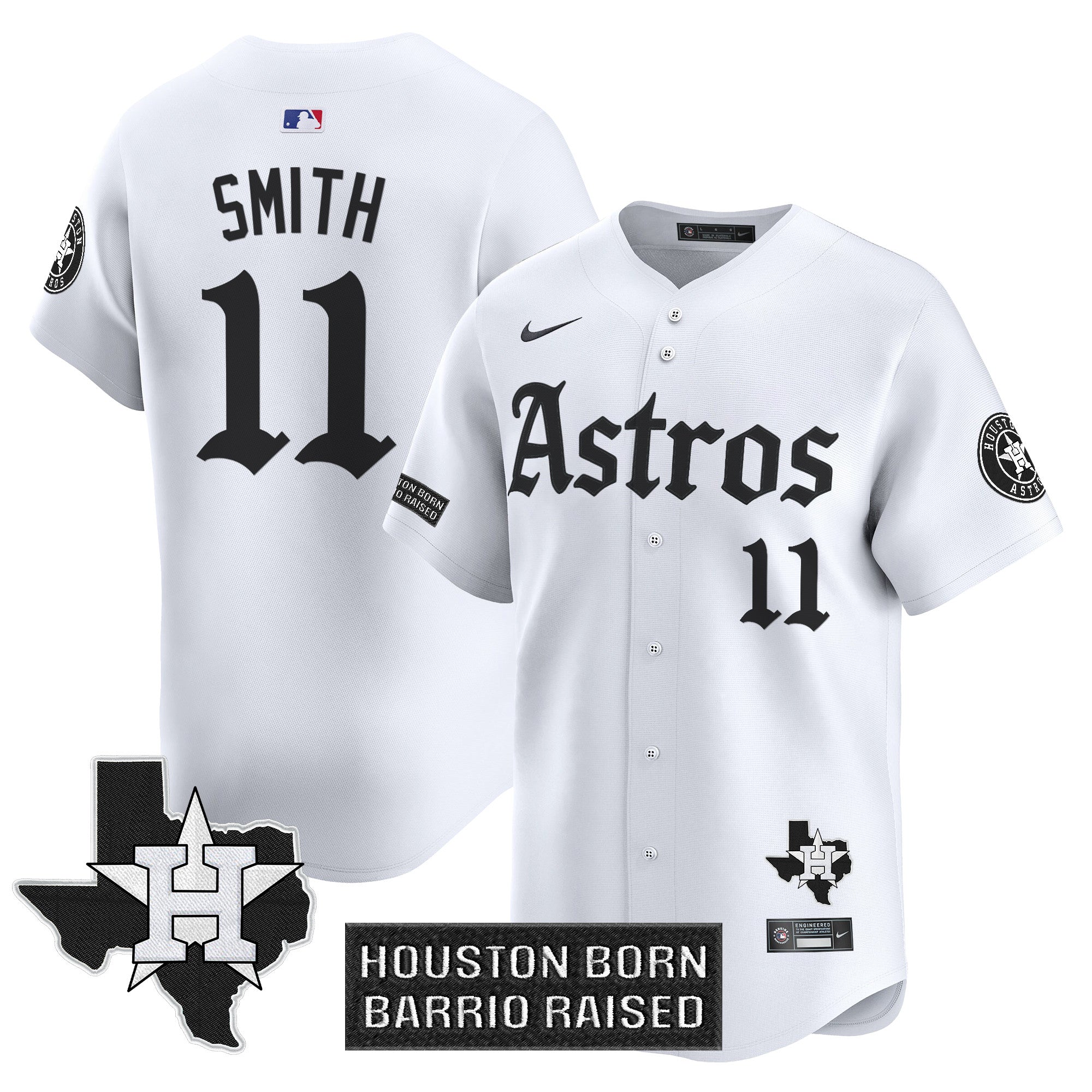 HOU 'Gothic Edition' Vapor Premier Limited Jersey - Stitched