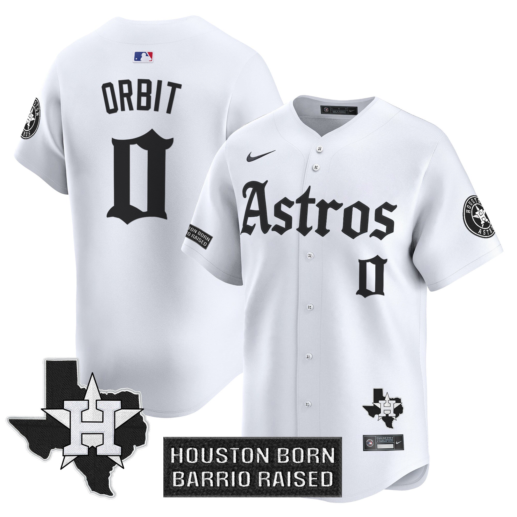 HOU 'Gothic Edition' Vapor Premier Limited Jersey - Stitched