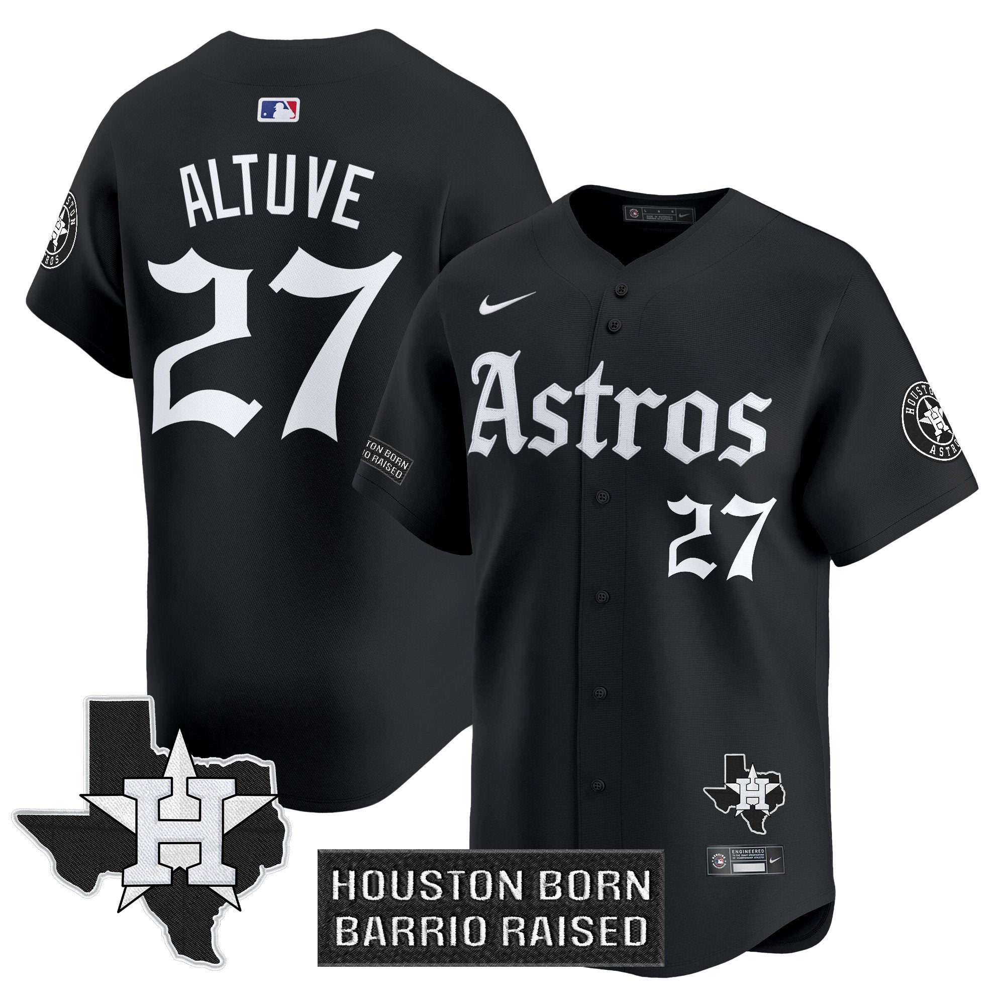 HOU 'Gothic Edition' Vapor Premier Limited Jersey - Stitched