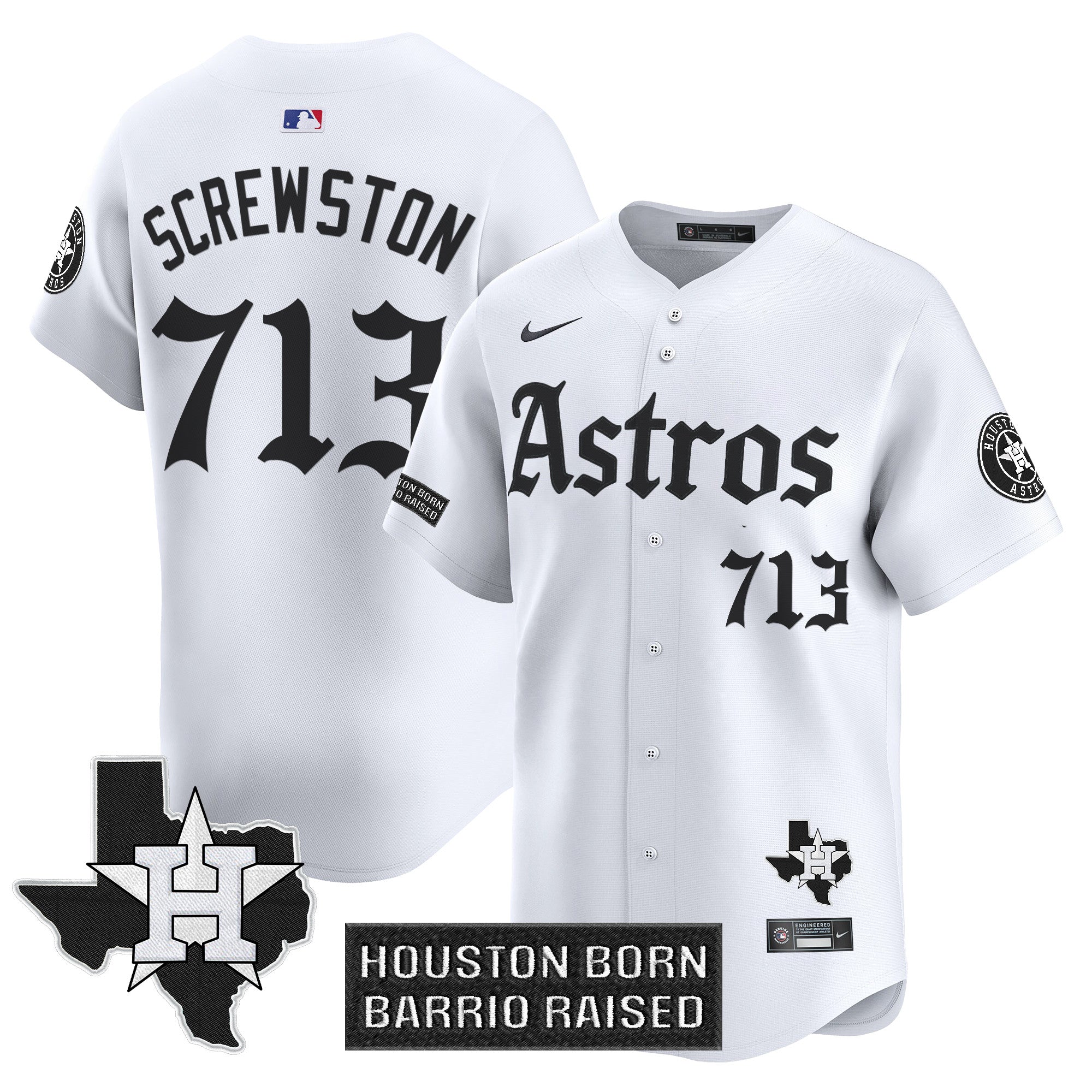 HOU 'Gothic Edition' Vapor Premier Limited Jersey - Stitched