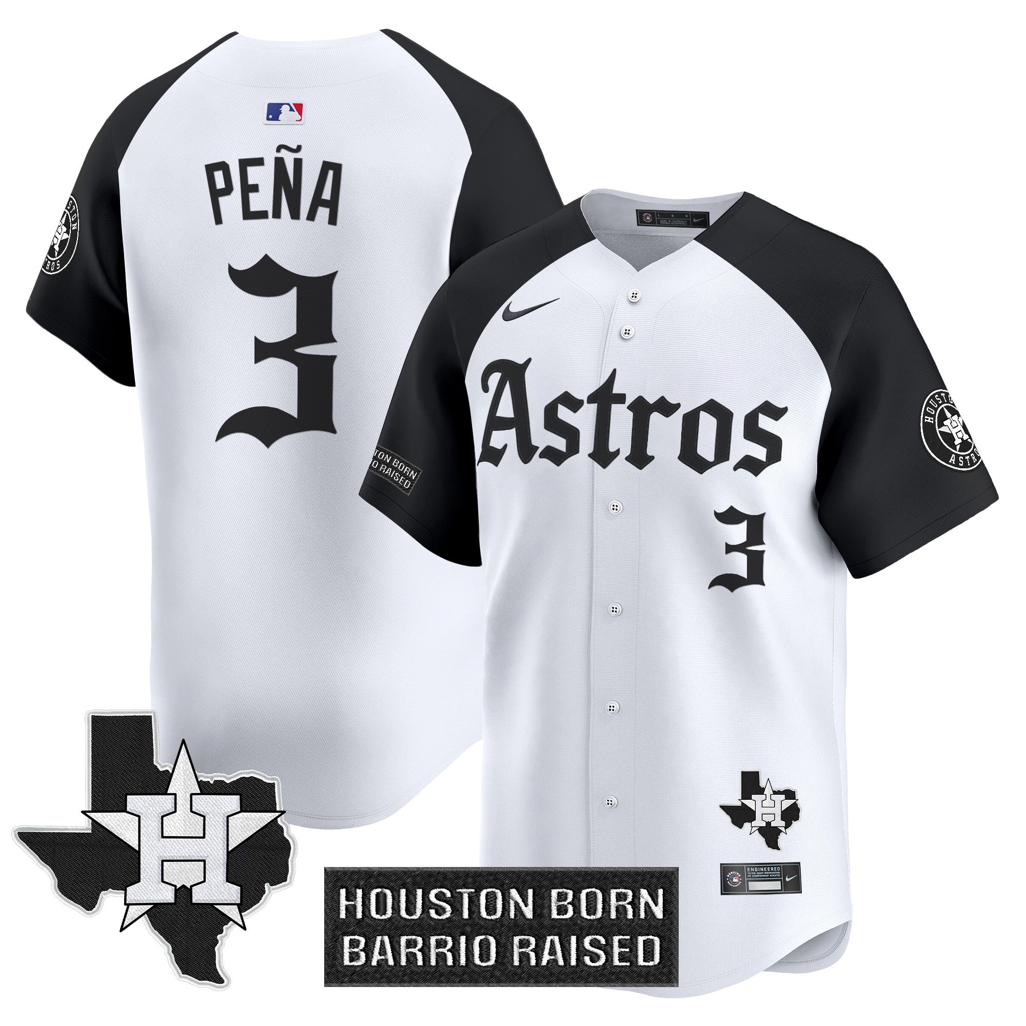 HOU 'Gothic Edition' Vapor Premier Limited Jersey - Stitched