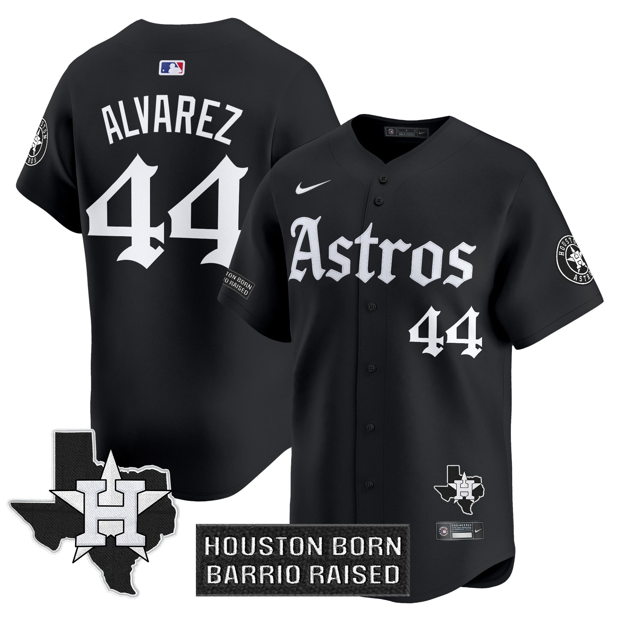 HOU 'Gothic Edition' Vapor Premier Limited Jersey - Stitched