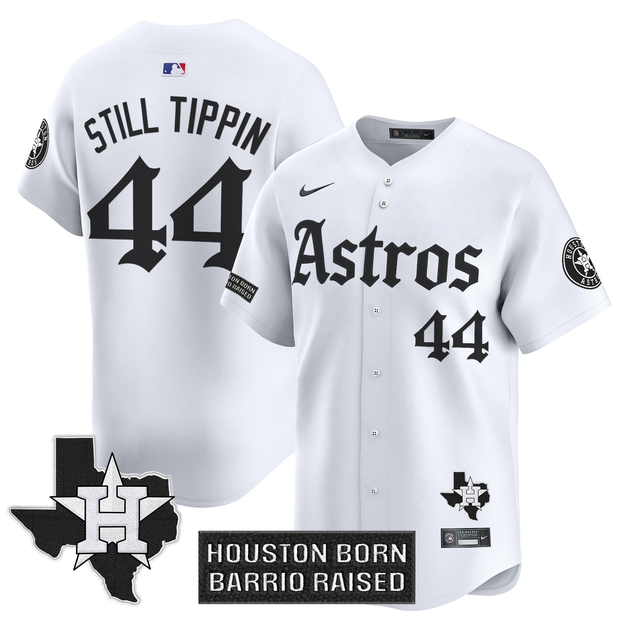 HOU 'Gothic Edition' Vapor Premier Limited Jersey - Stitched