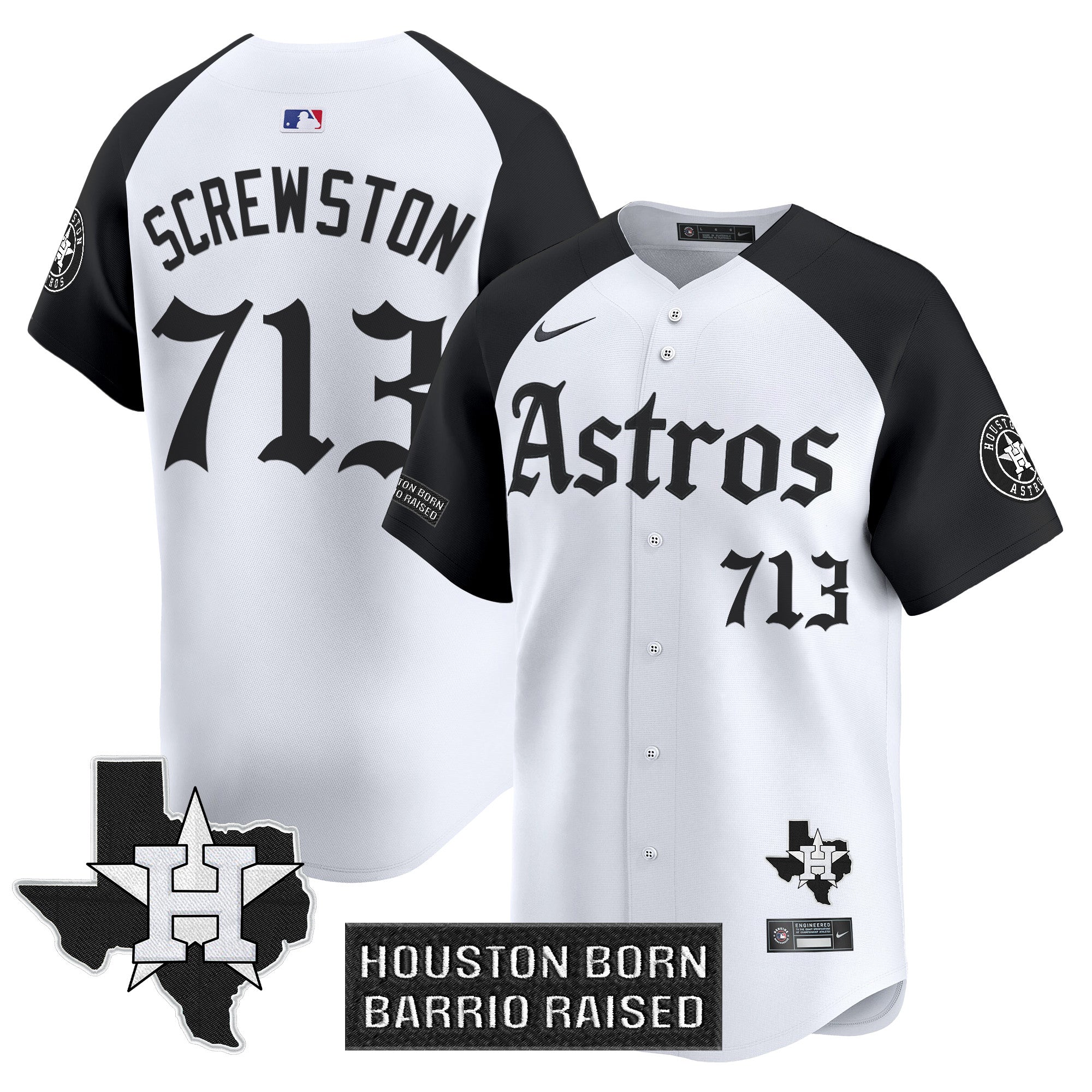 HOU 'Gothic Edition' Vapor Premier Limited Jersey - Stitched