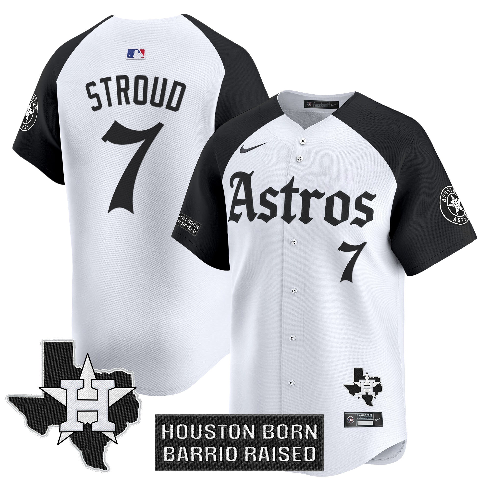 HOU 'Gothic Edition' Vapor Premier Limited Jersey - Stitched