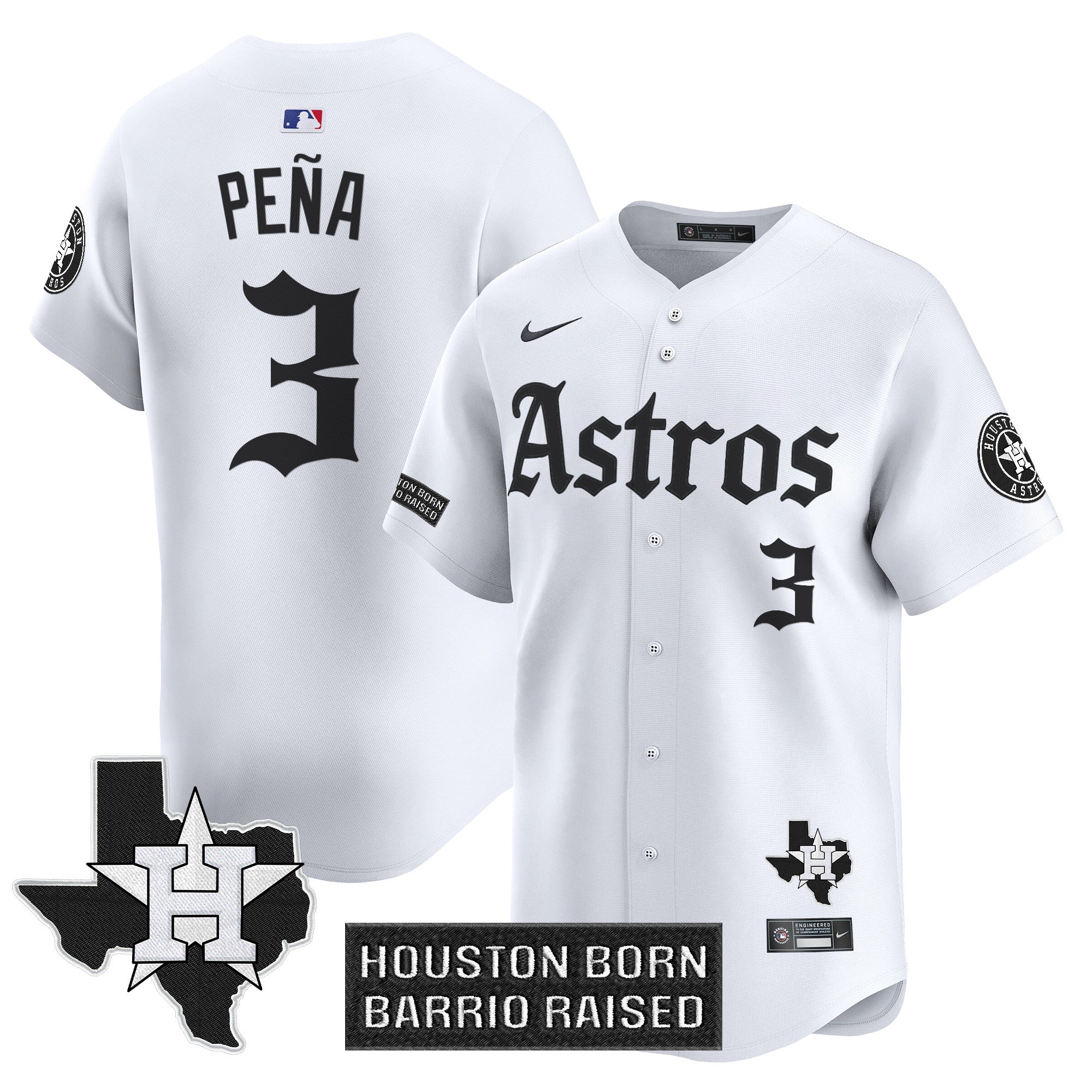 HOU 'Gothic Edition' Vapor Premier Limited Jersey - Stitched