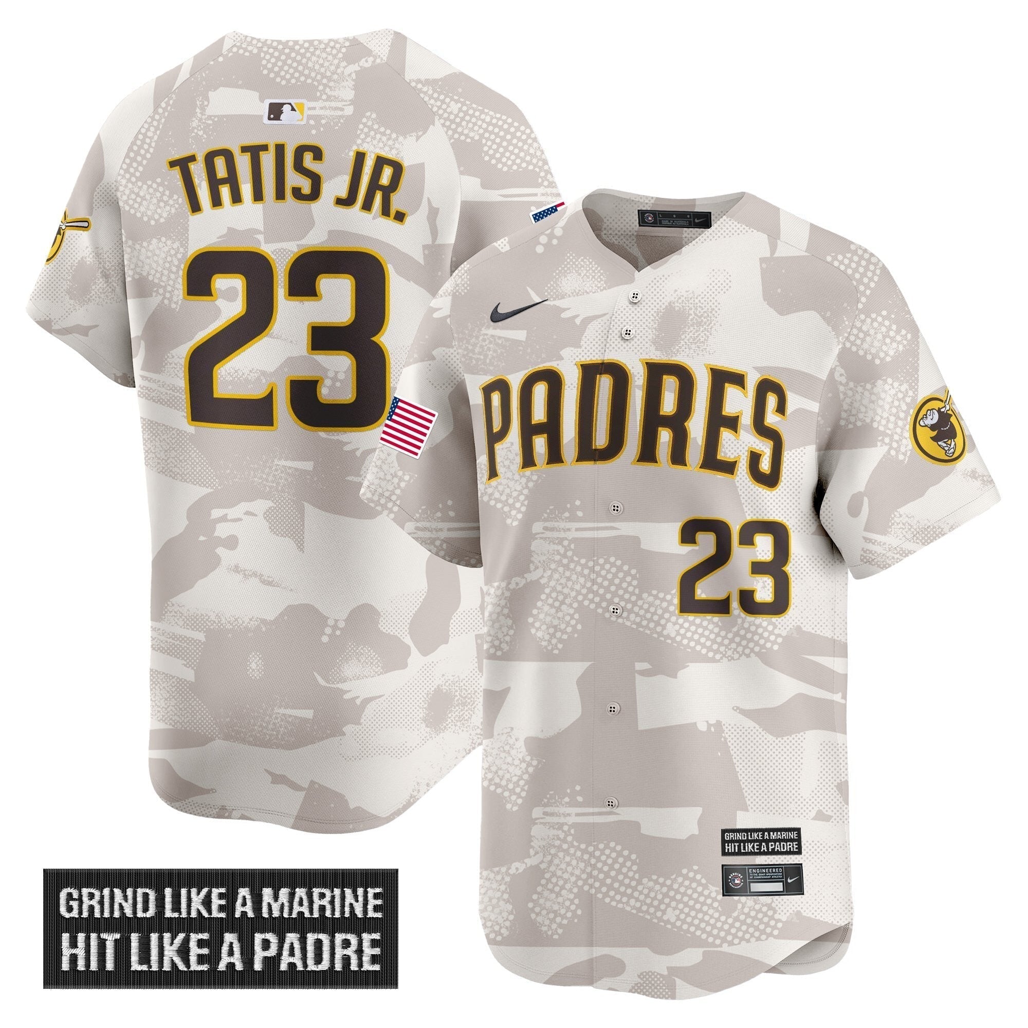SD 2025 Armed Forces Day Vapor Premier Limited Jersey - Stitched