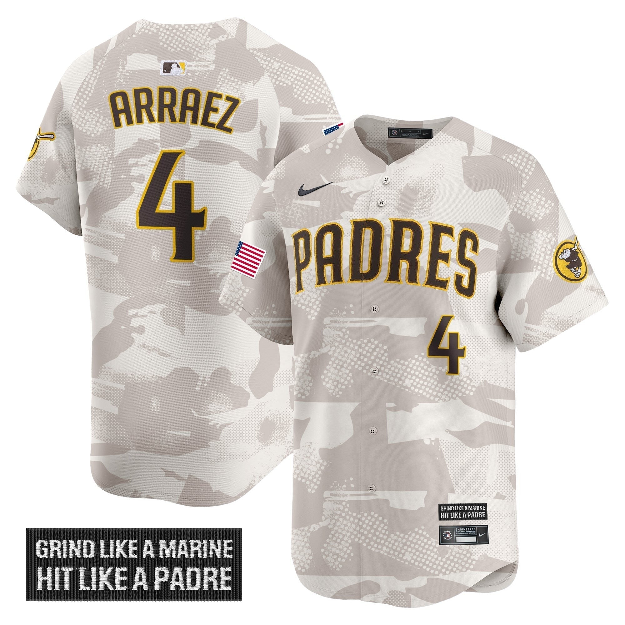 SD 2025 Armed Forces Day Vapor Premier Limited Jersey - Stitched