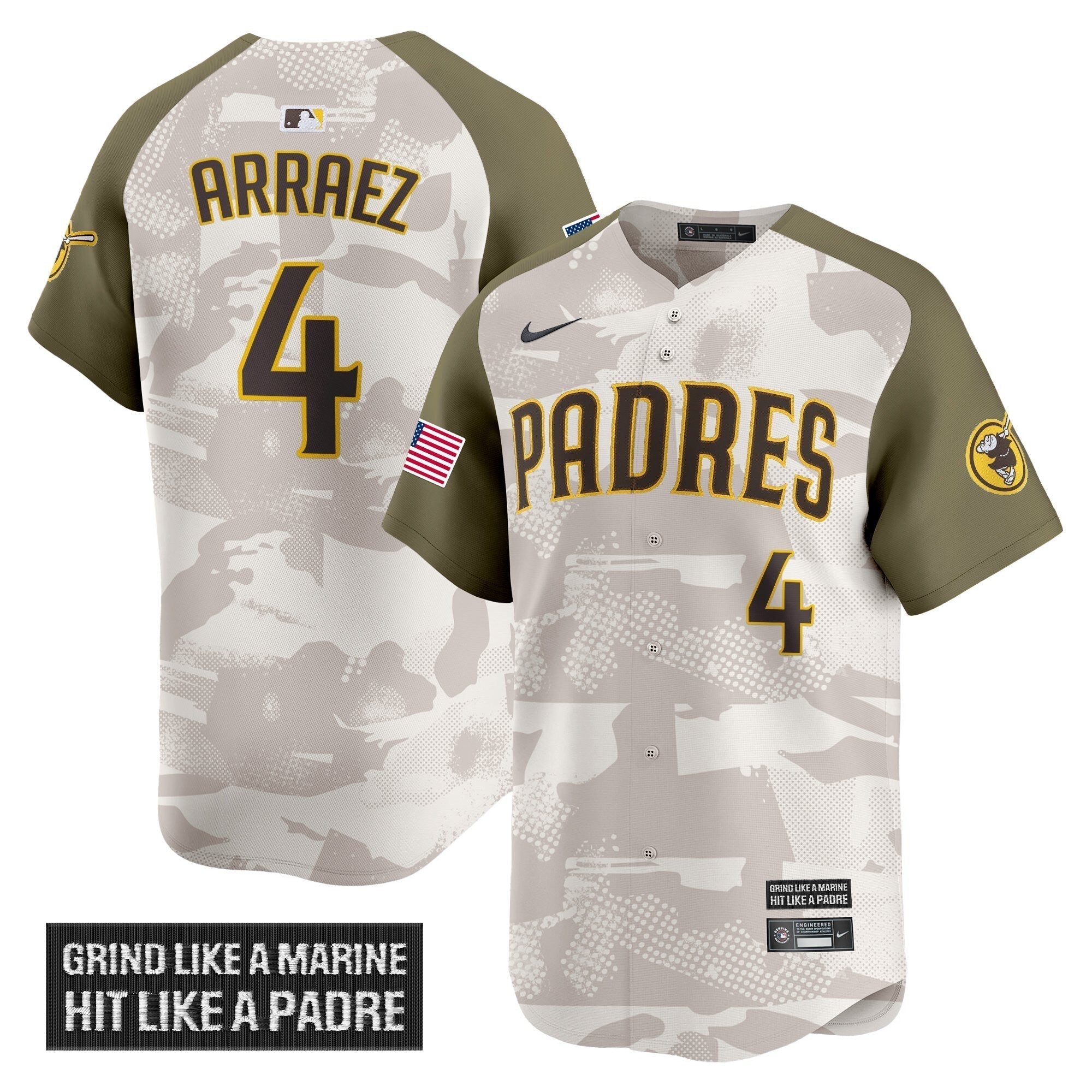 SD 2025 Armed Forces Day Vapor Premier Limited Jersey - Stitched