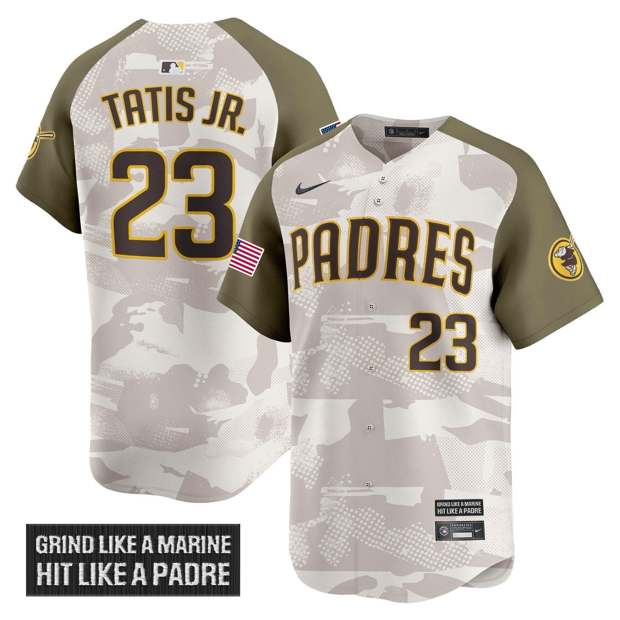 SD 2025 Armed Forces Day Vapor Premier Limited Jersey - Stitched