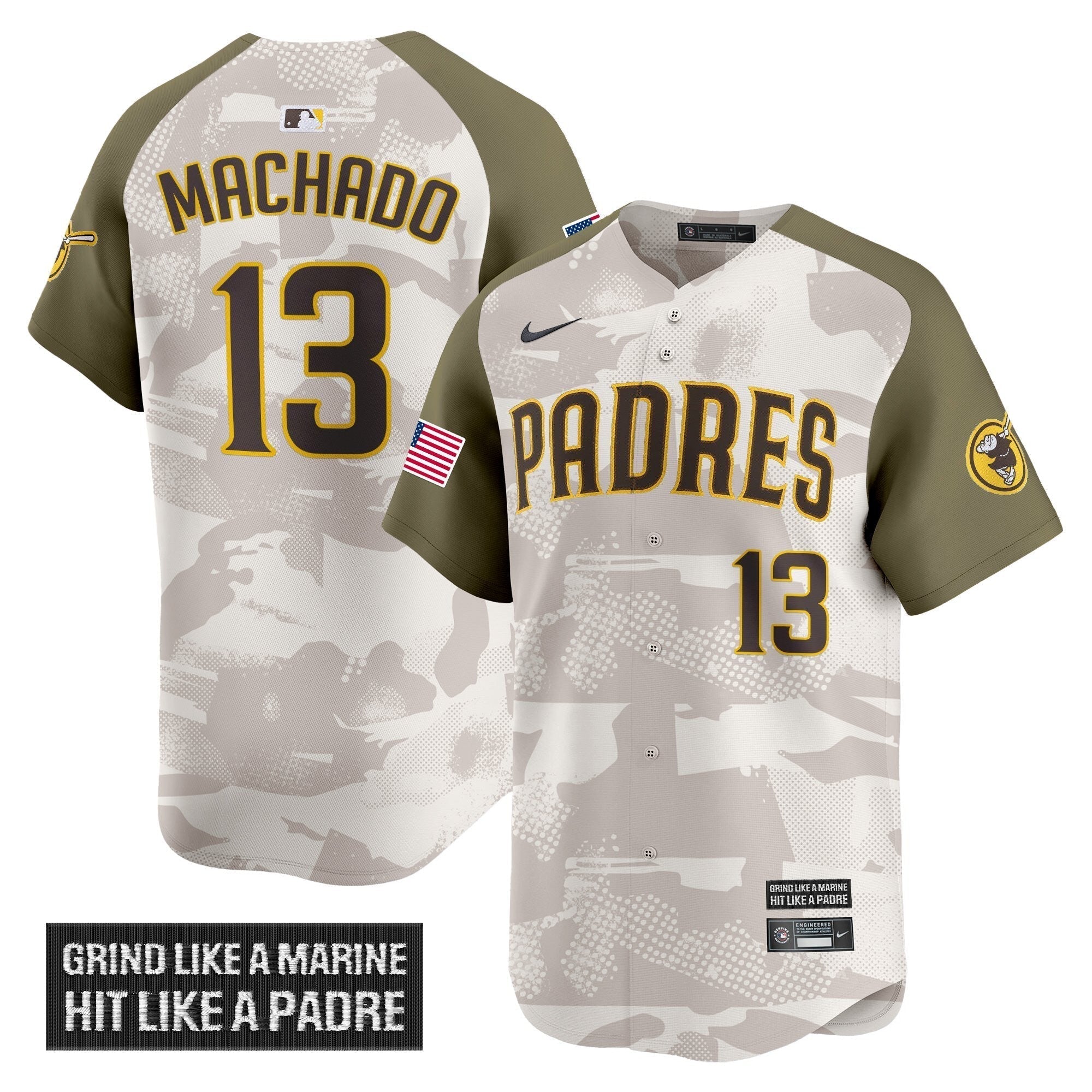 SD 2025 Armed Forces Day Vapor Premier Limited Jersey - Stitched