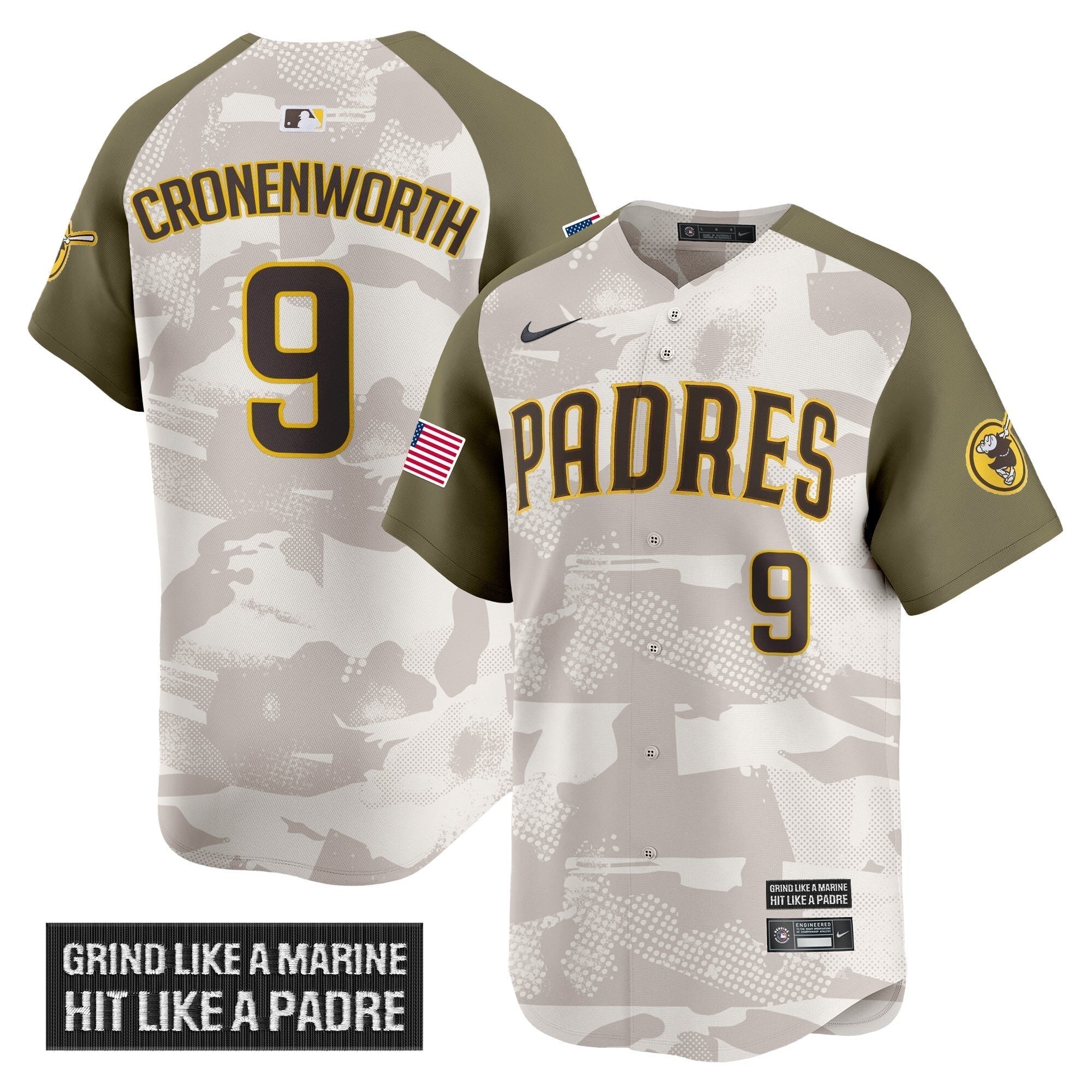 SD 2025 Armed Forces Day Vapor Premier Limited Jersey - Stitched